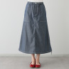 紺屋イチガントウキョウ ヘリンボーンデニム ワークスカート
