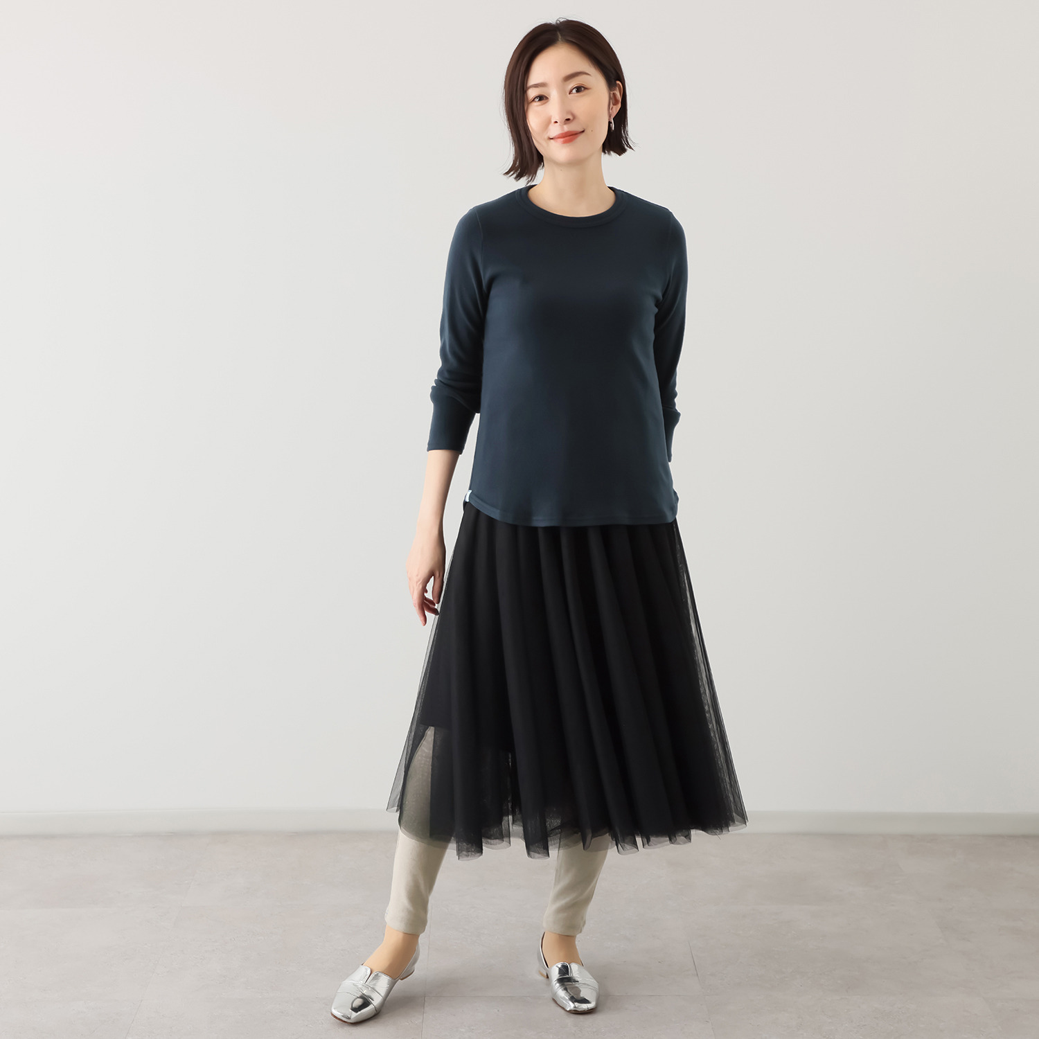 シロヤイチガントウキョウ セルウォーム ストレッチレギンス