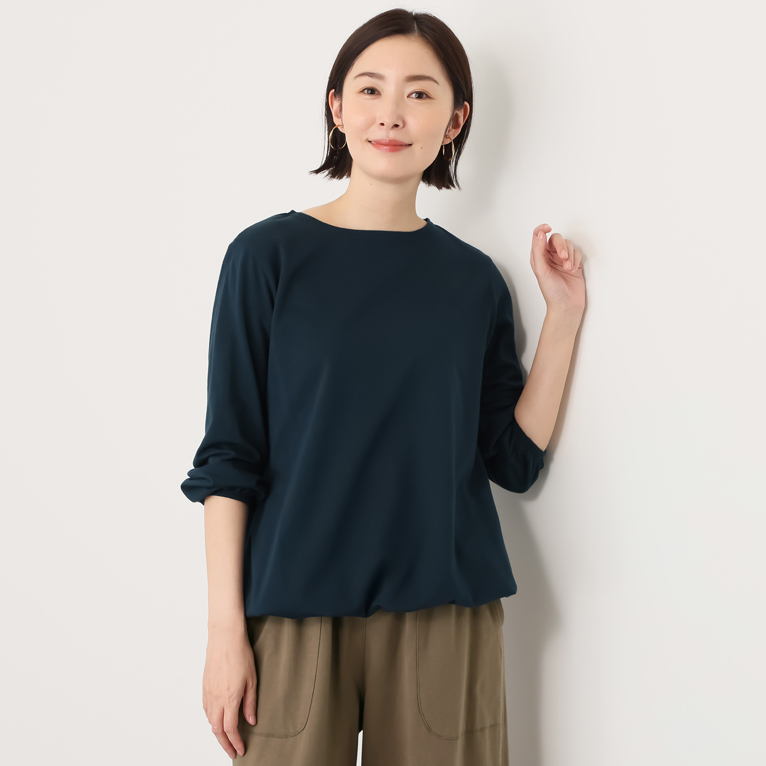 シロヤイチガントウキョウ セルウォーム インレー チュニックプルオーバー