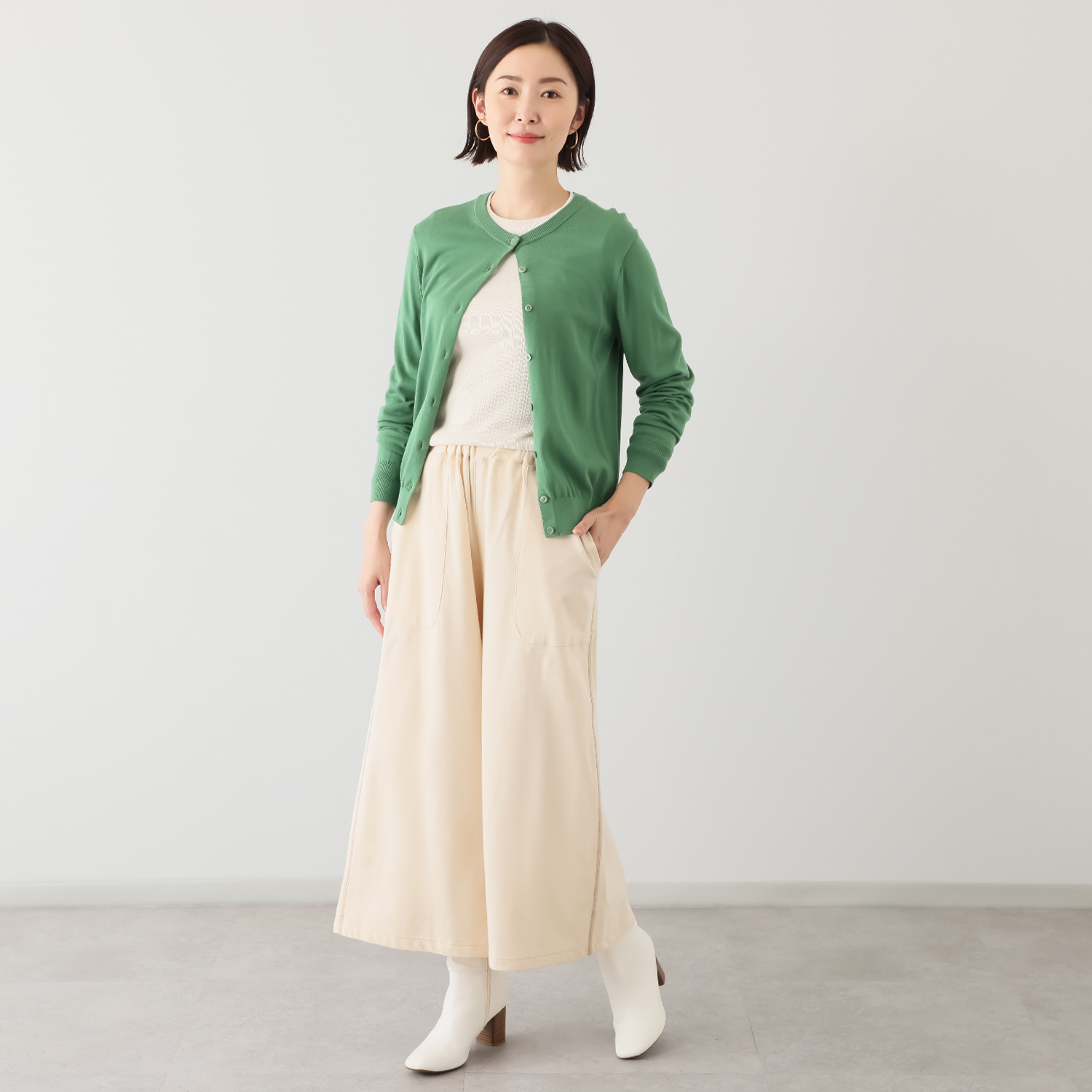 シロヤイチガントウキョウ セルウォーム インレー ワイドパンツ