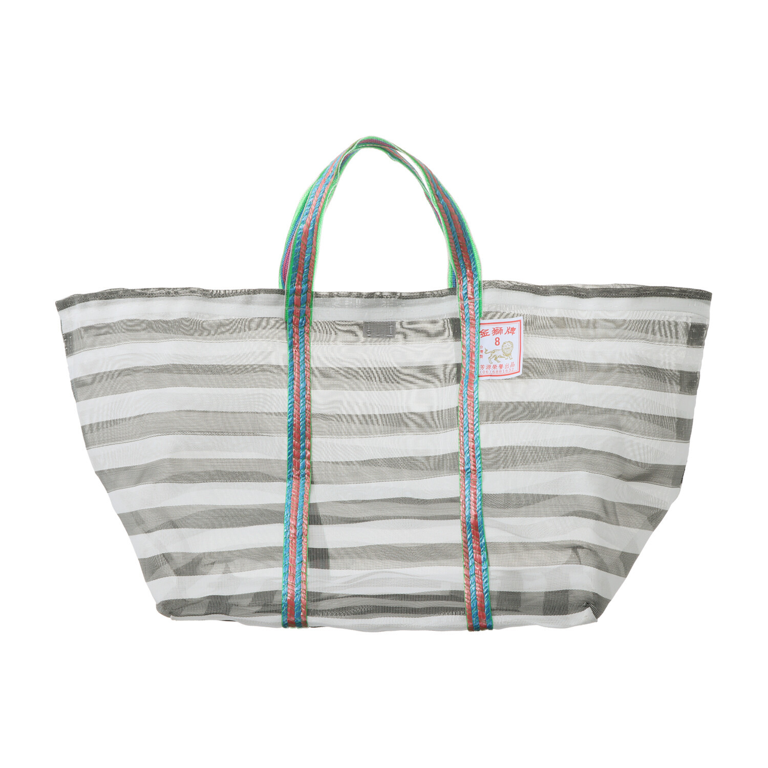 台湾漁師網バッグ マチありトートバッグ ＜８号＞