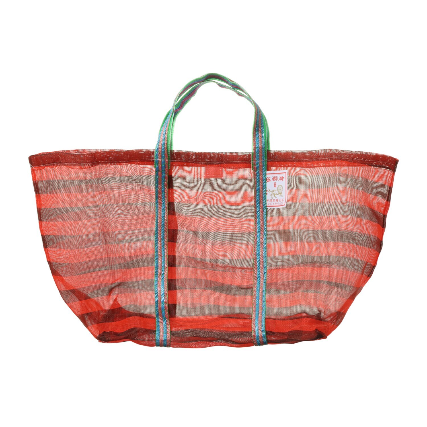 台湾漁師網バッグ マチありトートバッグ ＜８号＞