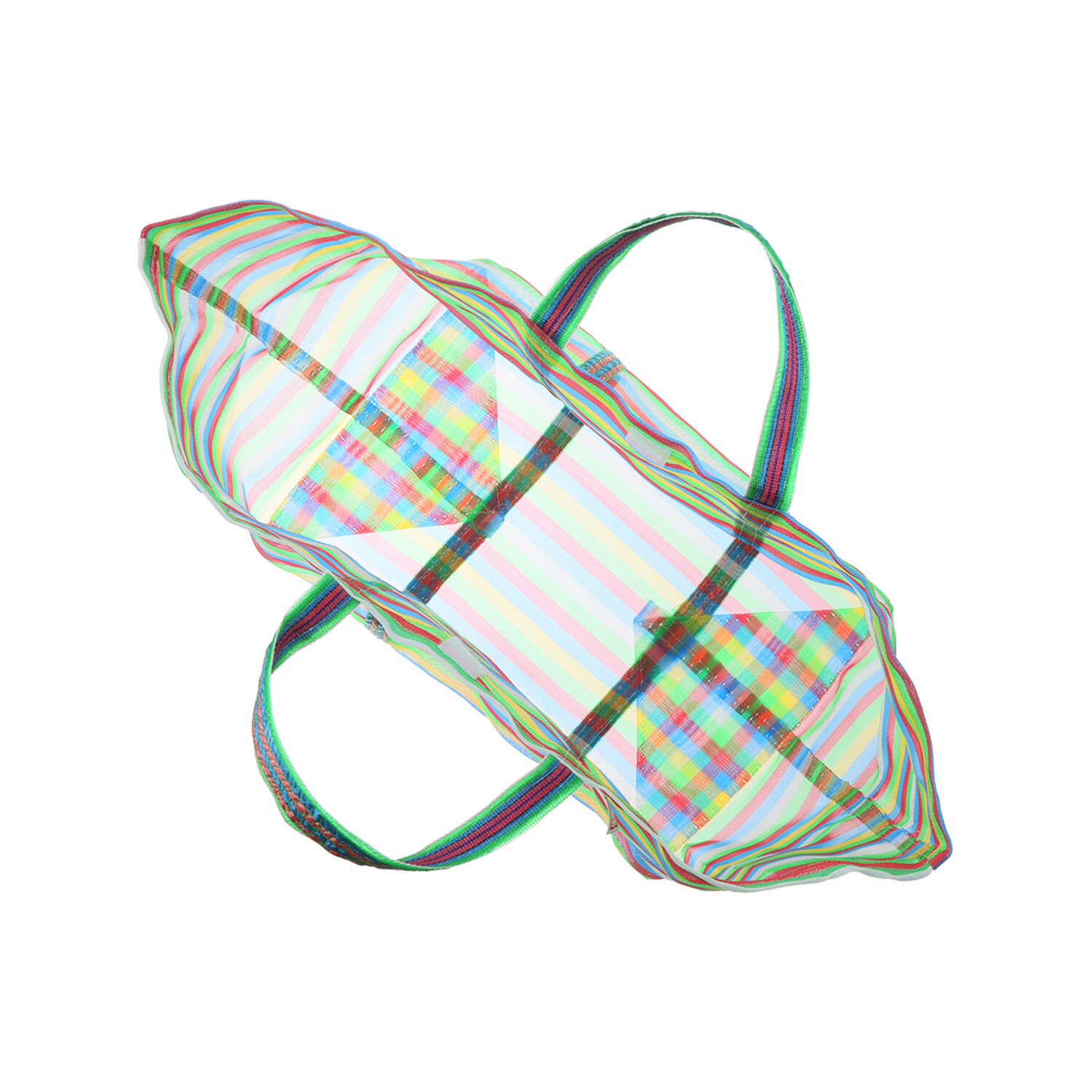 台湾漁師網バッグ マチありトートバッグ ＜８号＞