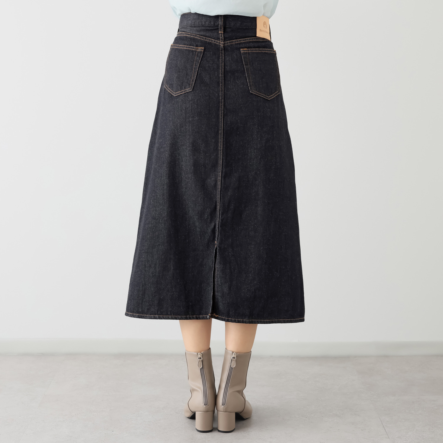 ベティスミス 日本製 デニムロングスカート