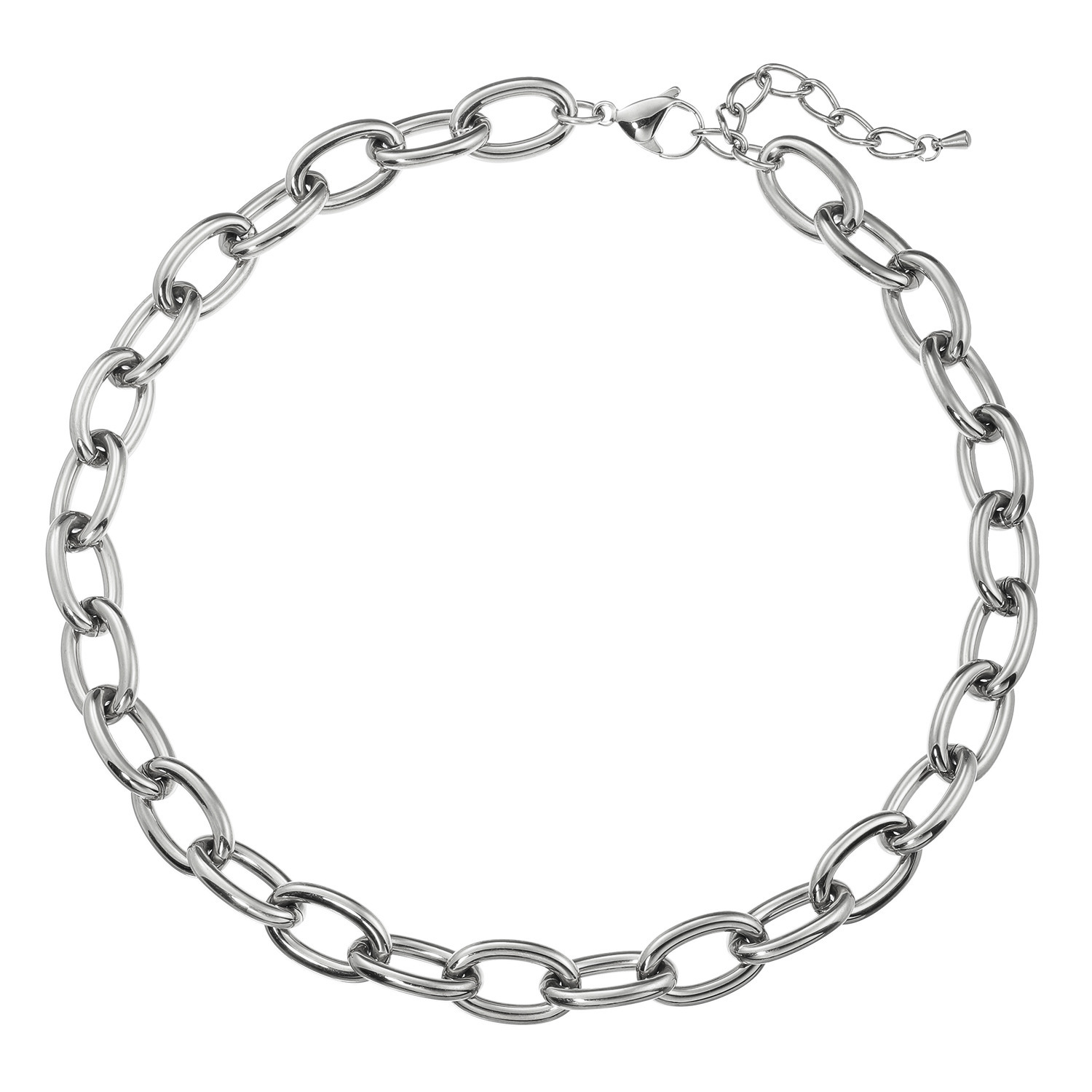 イストワール ステンレス ボリュームチェーン ネックレス