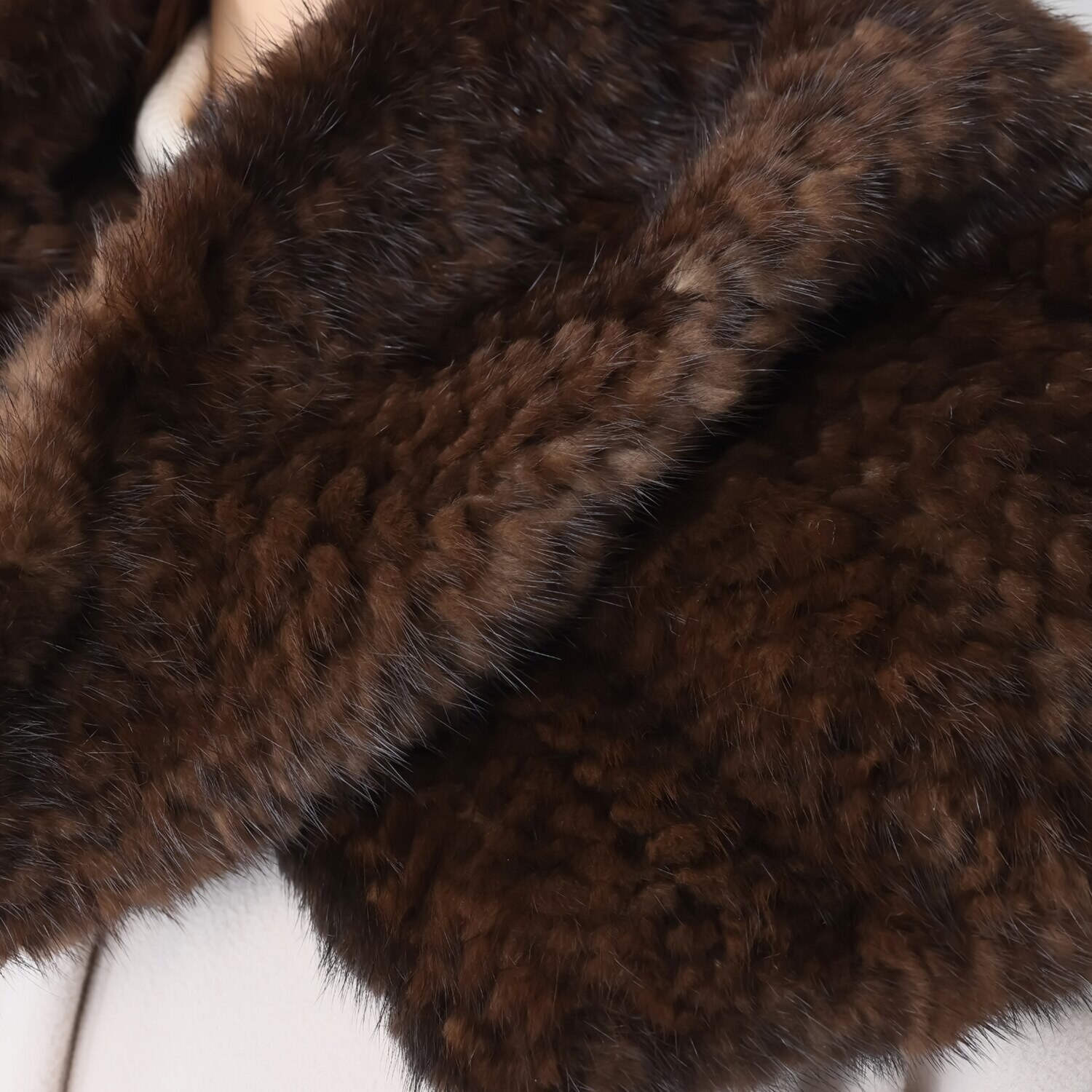 ミンクヤーン ビッグスヌード