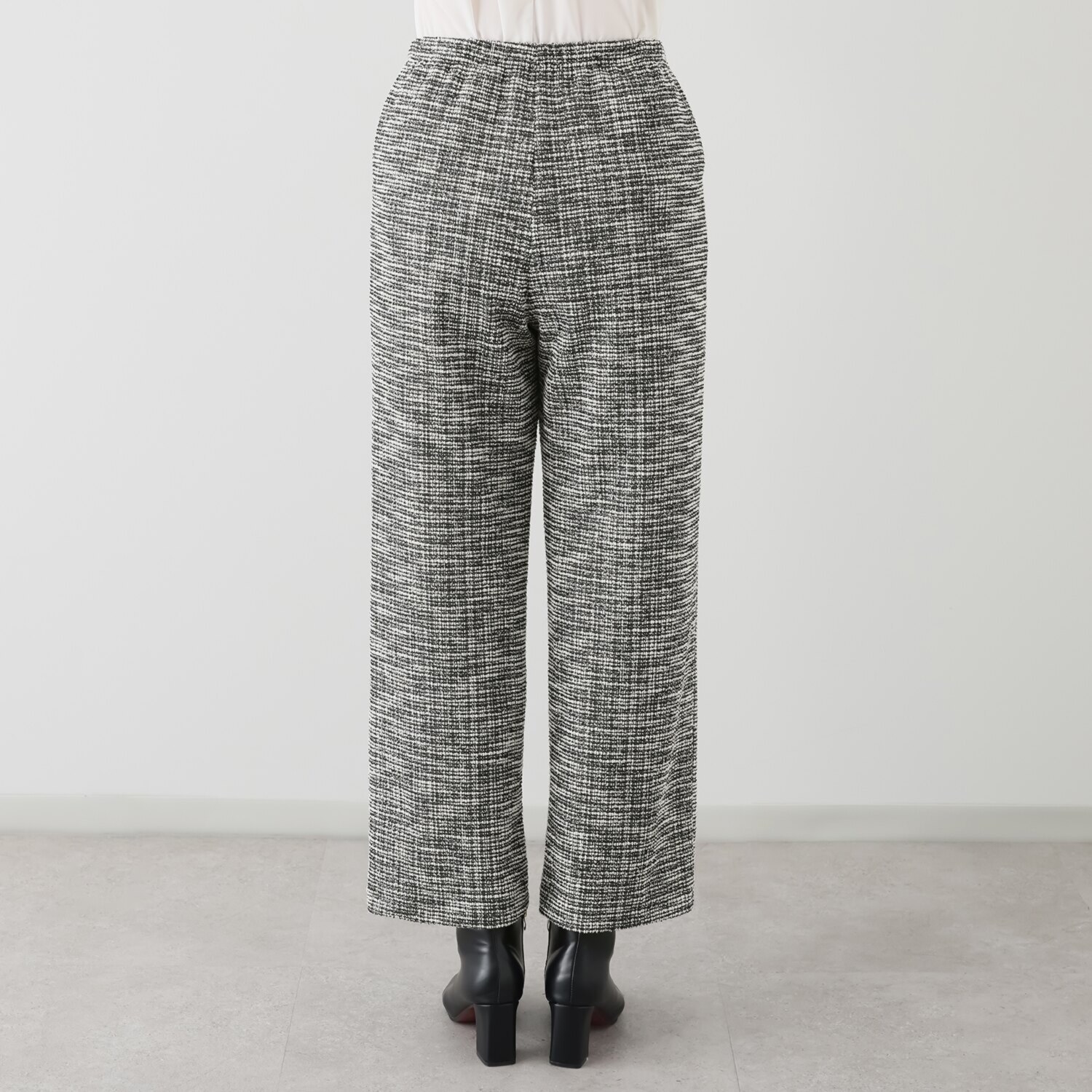 ＴＡＫＵＭＩＢＡ ラメツイード ワイドストレートパンツ