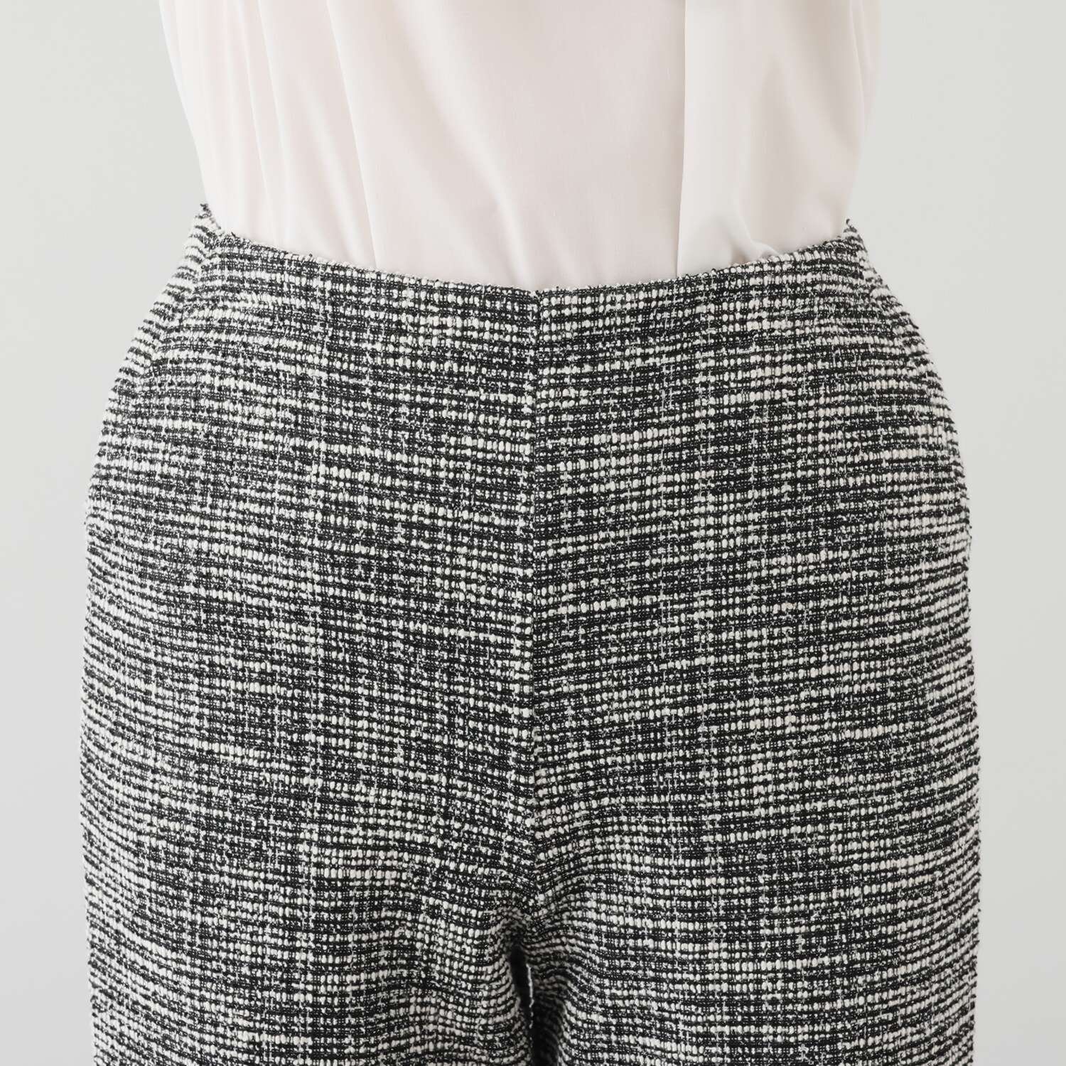 ＴＡＫＵＭＩＢＡ ラメツイード ワイドストレートパンツ