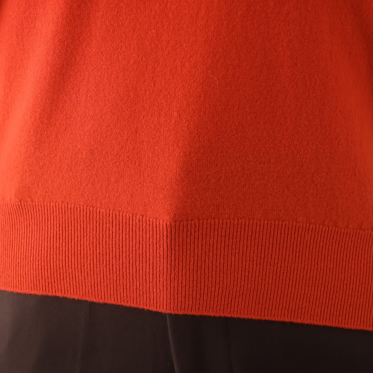 ミア　アミカ イタリア・ カリアッジ社製糸使用 こだわりのウールカシミヤ 半袖プルオーバー