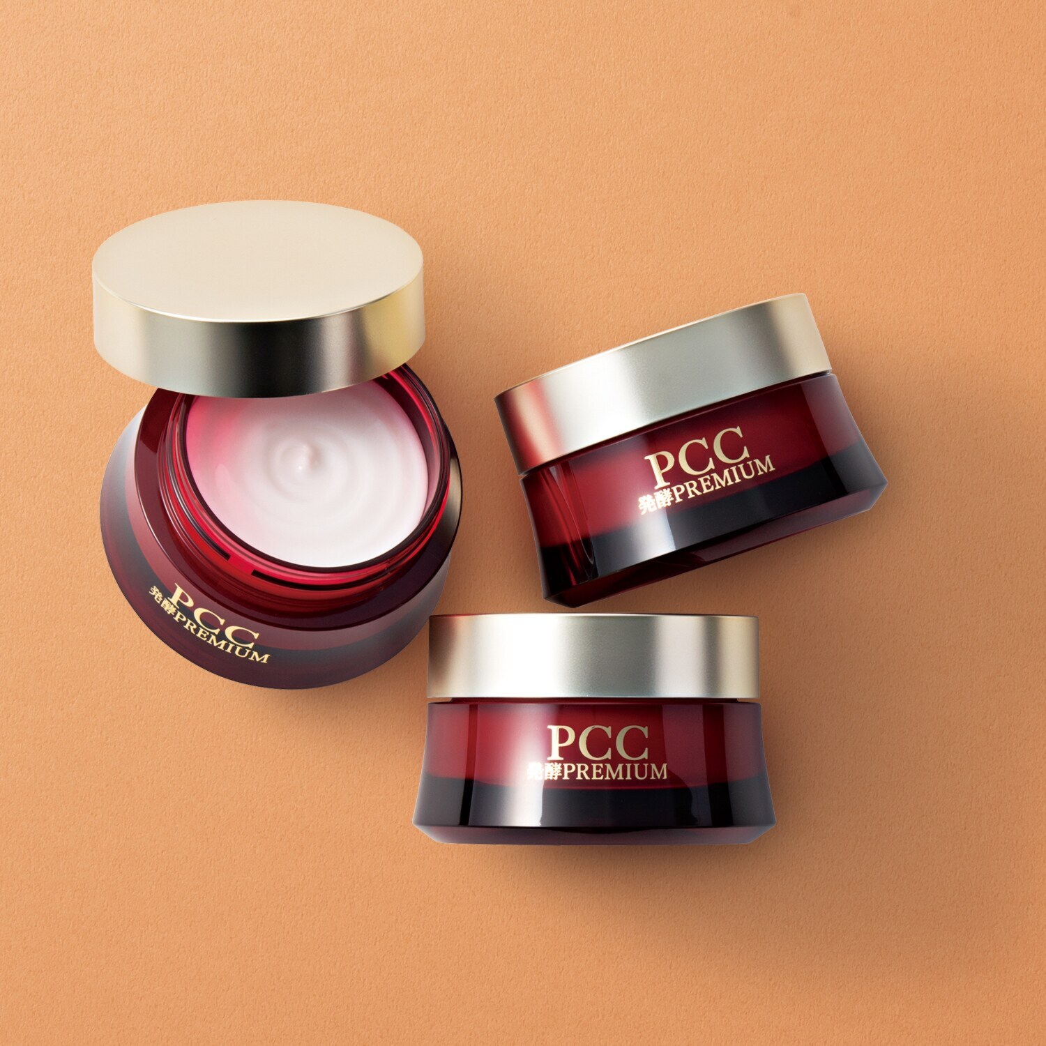 ハリ・潤い・ツヤ・キメ！ 発酵・熟成国産 馬プラセンタエキス＆ サイタイエキス＆ プラセンタ脂質配合！ ＰＣＣ発酵プレミアム リッチ美容クリームＦＲ ３個セット