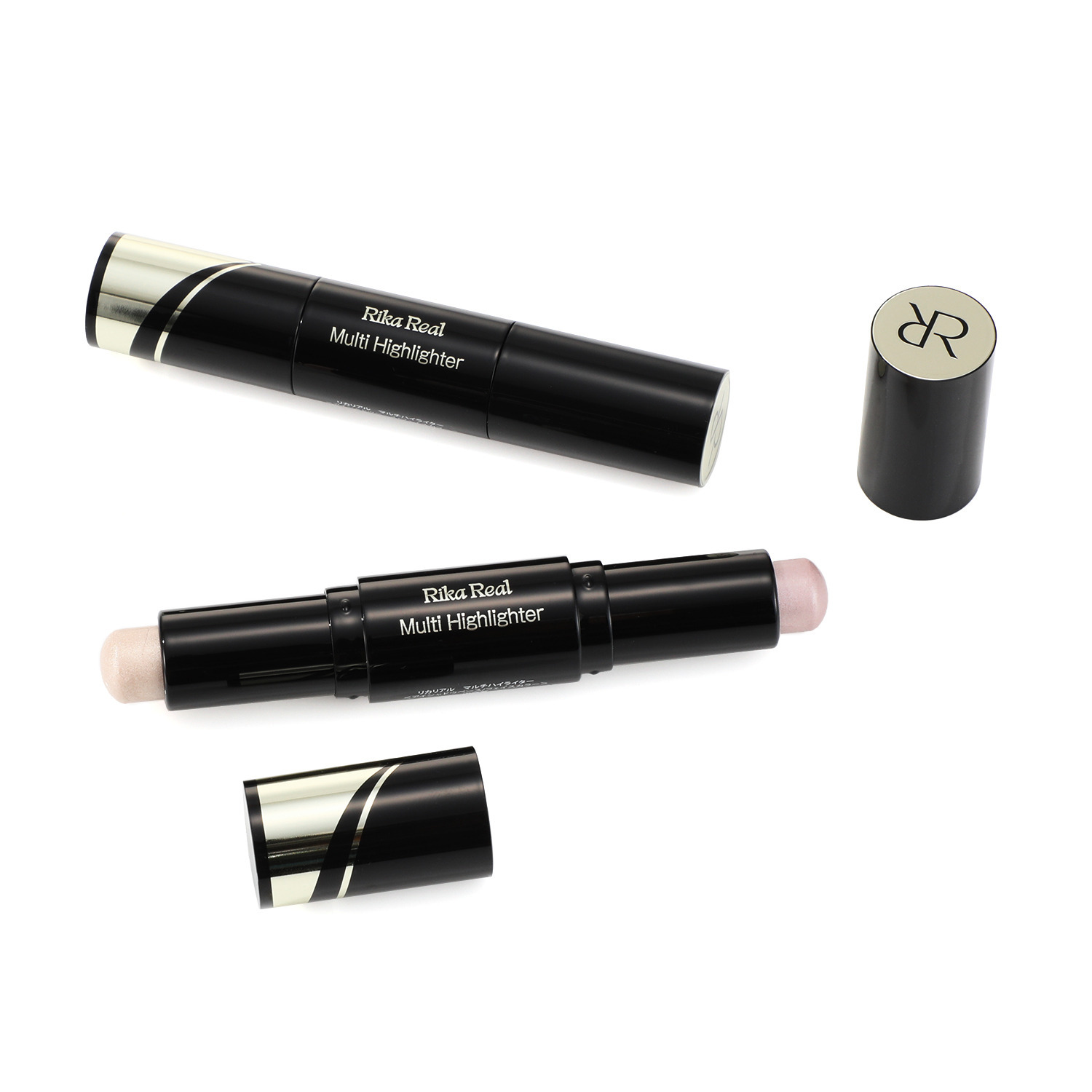 リカリアル マルチハイライター ＜オーロラピンク／ 　オーロラゴールド＞ ２本セット