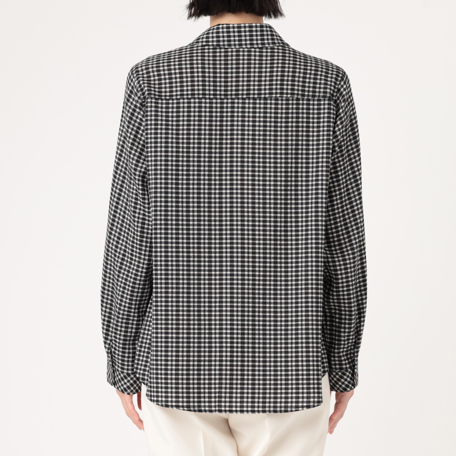 ダジュール ギンガムチェック ブラウス