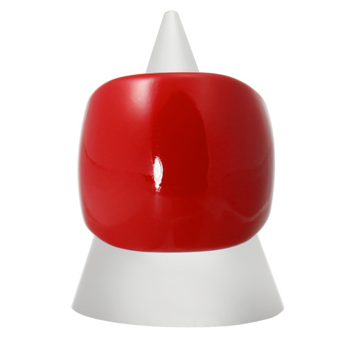 ミル・レーヴ　水牛　ルージュレッドカラー　ボリュームリング