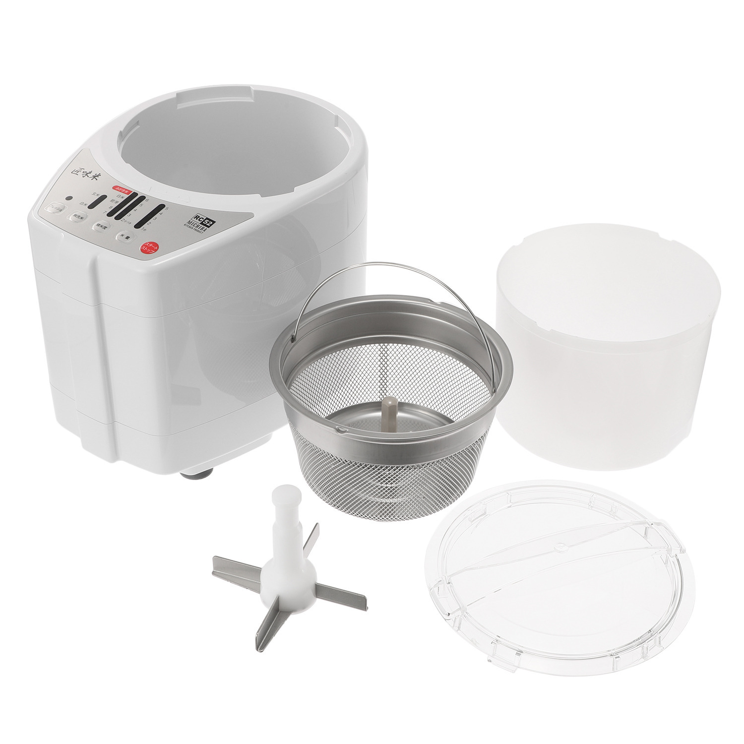 道場六三郎氏監修 いつもの白米も玄米も 新鮮で美味しい状態に！ 山本電気　家庭用精米機 “匠味米”