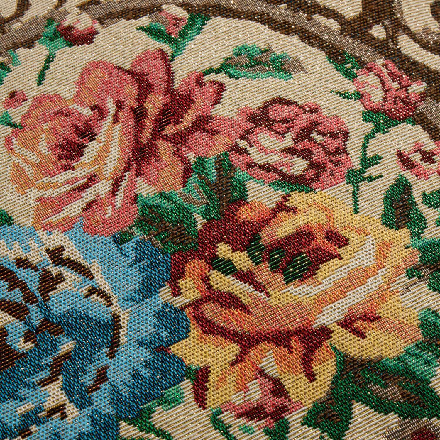 リバーシブル ゴブラン織クッション ２色組