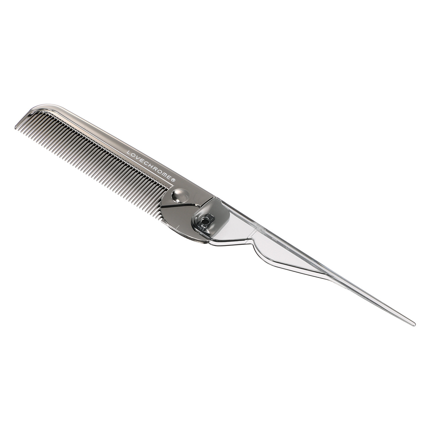 日本の先端技術と職人技 なめらかなくし通りの 艶やか美髪コーム ラブクロム ＰＧ　バングスコーム ＜プレミアムブラック＞