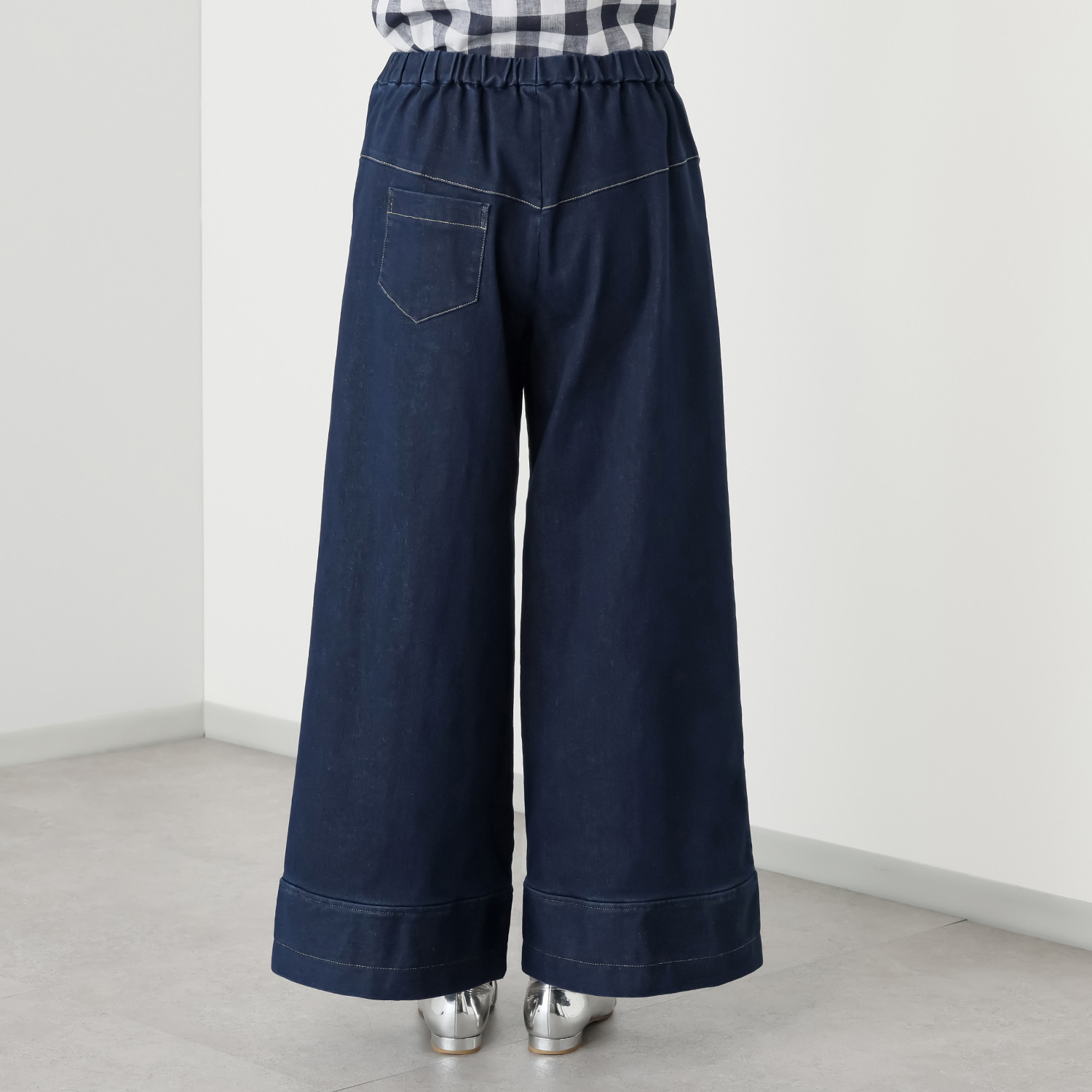 ハヤマ　ブリーズ バイオウォッシュ ストレッチ デニムパンツ