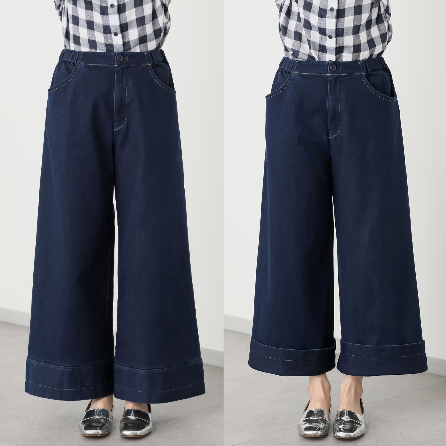 ハヤマ　ブリーズ バイオウォッシュ ストレッチ デニムパンツ