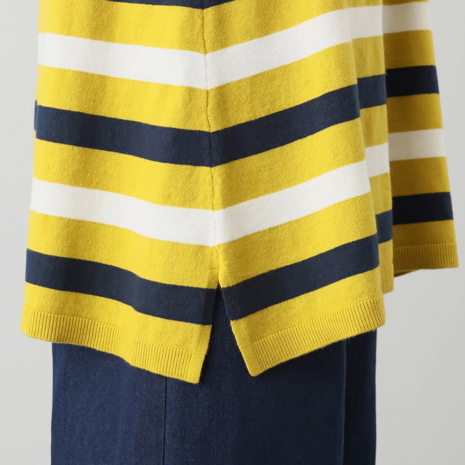 ハヤマ　ブリーズ ボーダー柄 ロングチュニック