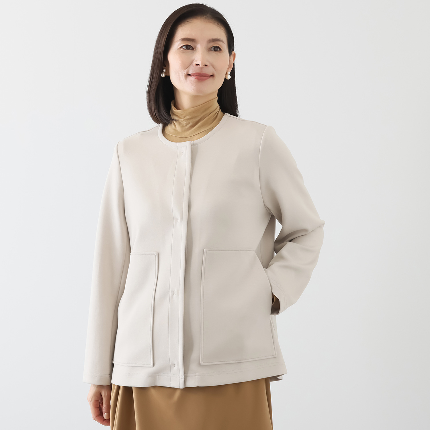 ヤエアジュテ 端境期のヘビロテに決定 モードなポケットを ハンサムに装う ジャケット