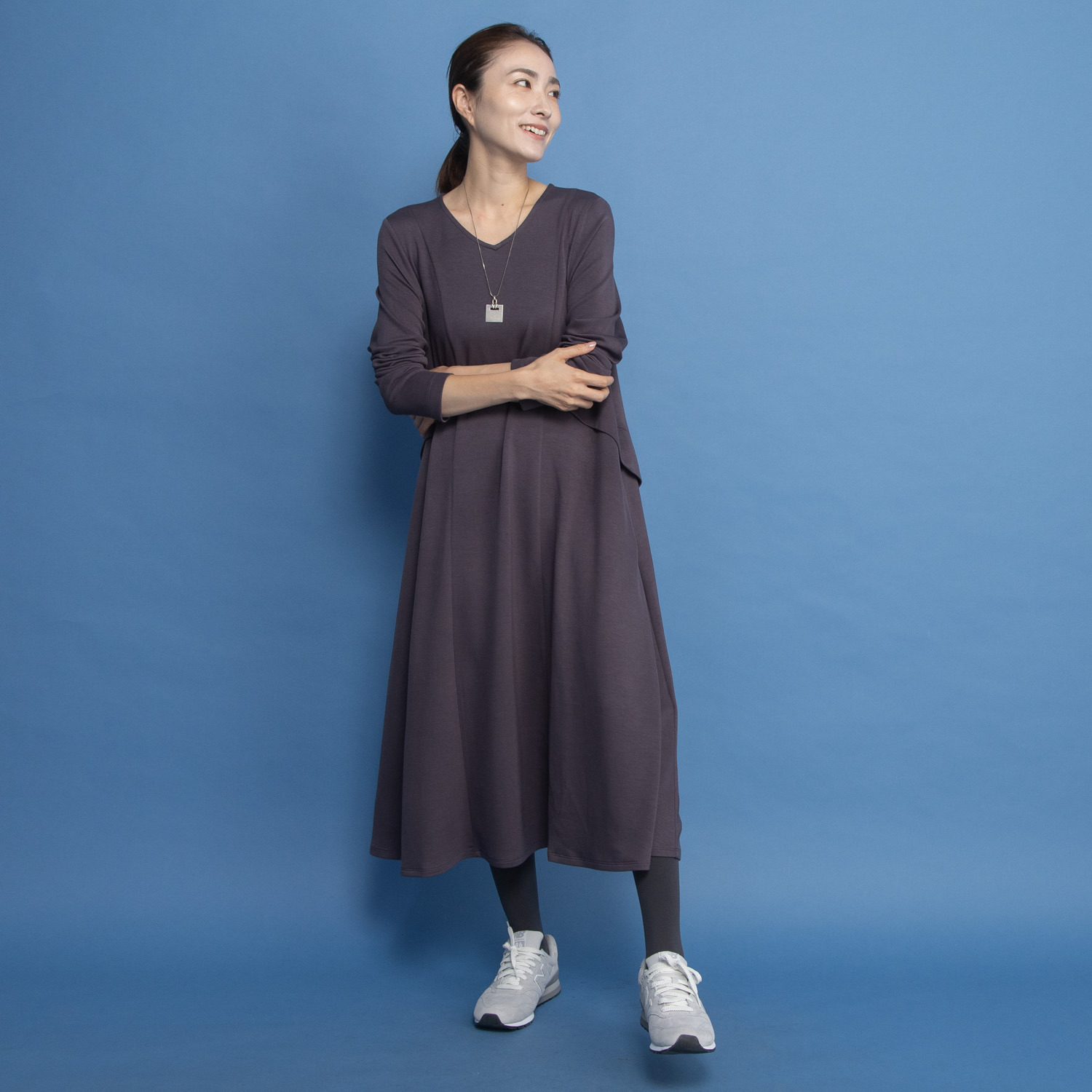 ヤエアジュテ モードなデザインを 上品に装う ヤエコワンピース