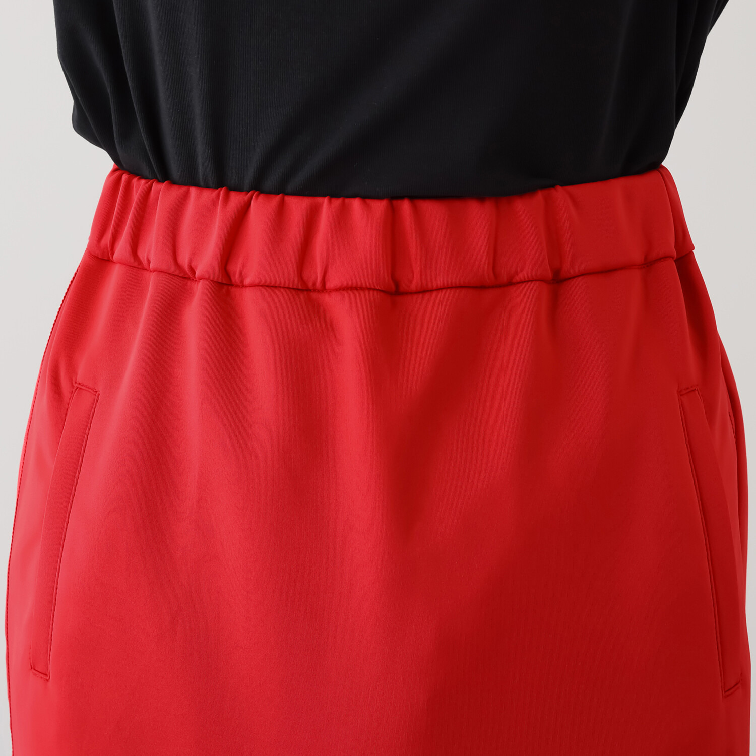 ウノ・ウノ・ドゥーエ もっちりポンチ ラインアクセント スカート