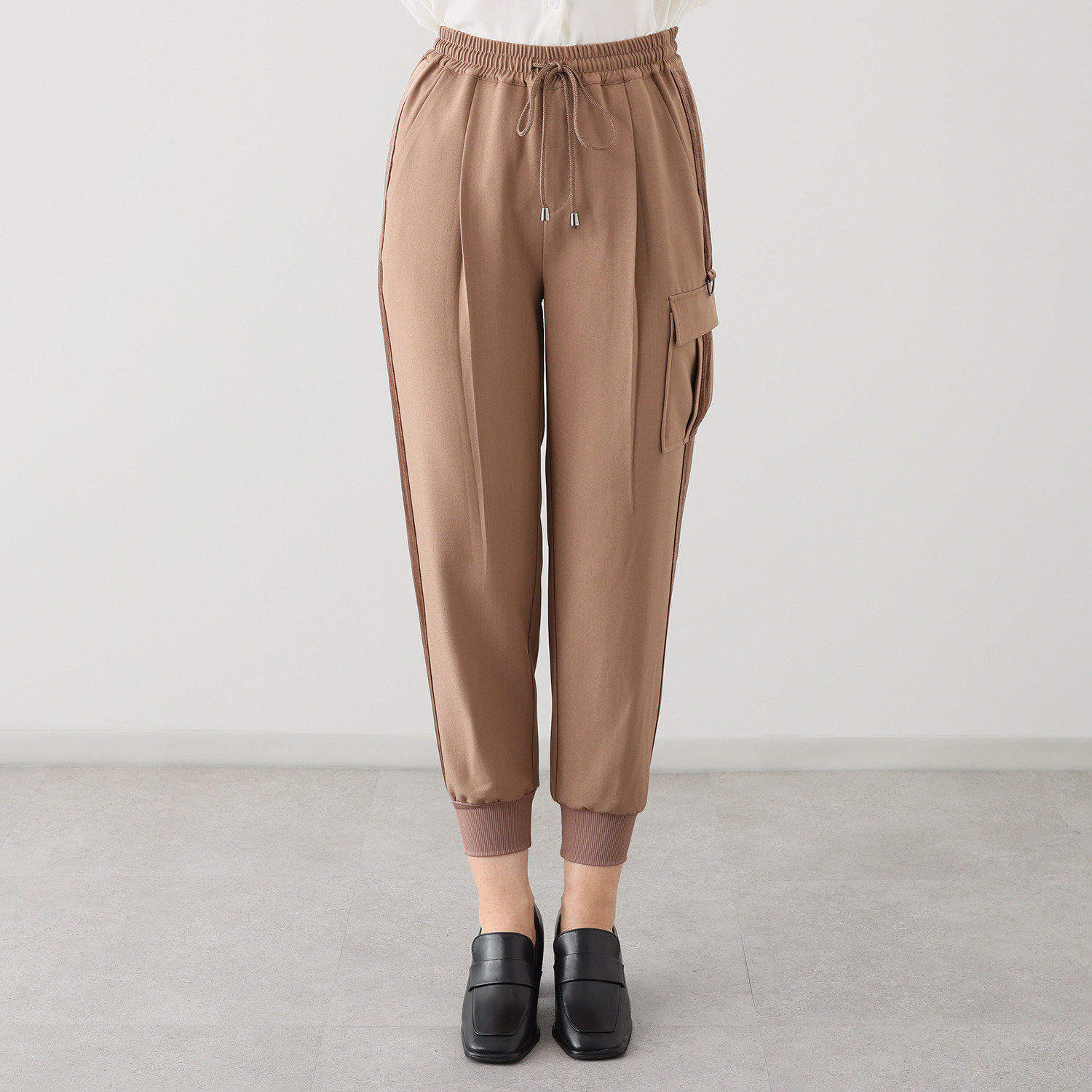 ラブソル ベロアライン カーゴパンツ