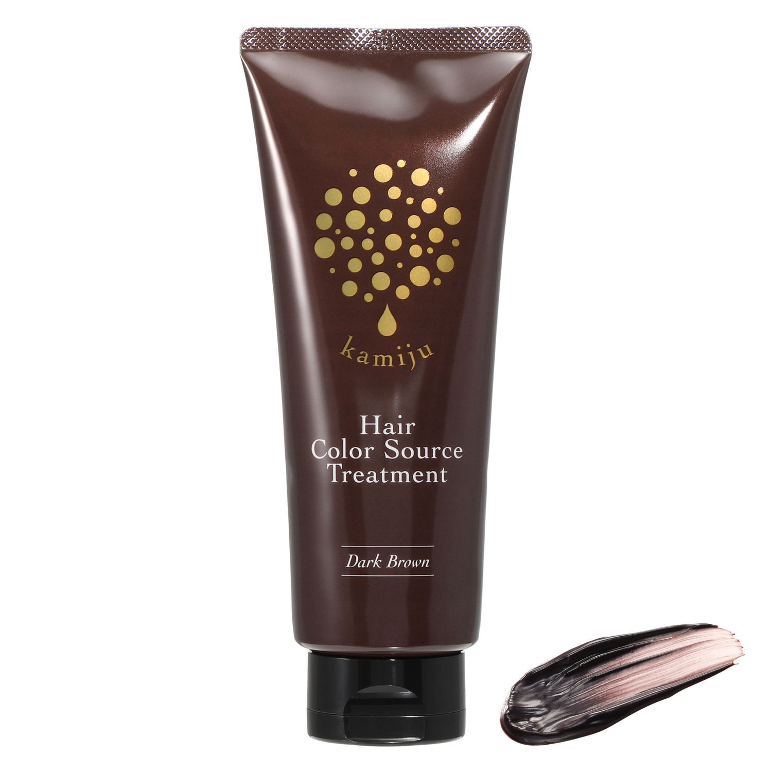 カミージュ 新発想！ 白髪を染めながら 髪を補修する ヘアカラーソース ３本特別セット