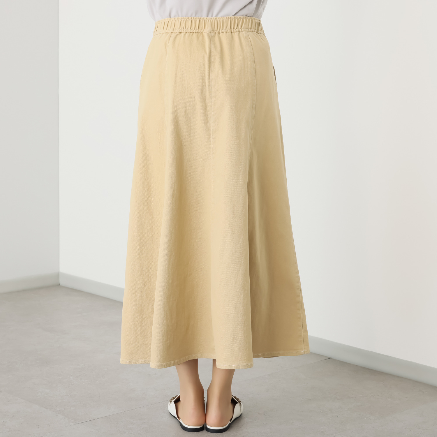 イシカワラボ★ヒトミ ストレッチデニム ８枚接ぎ マーメイドスカート