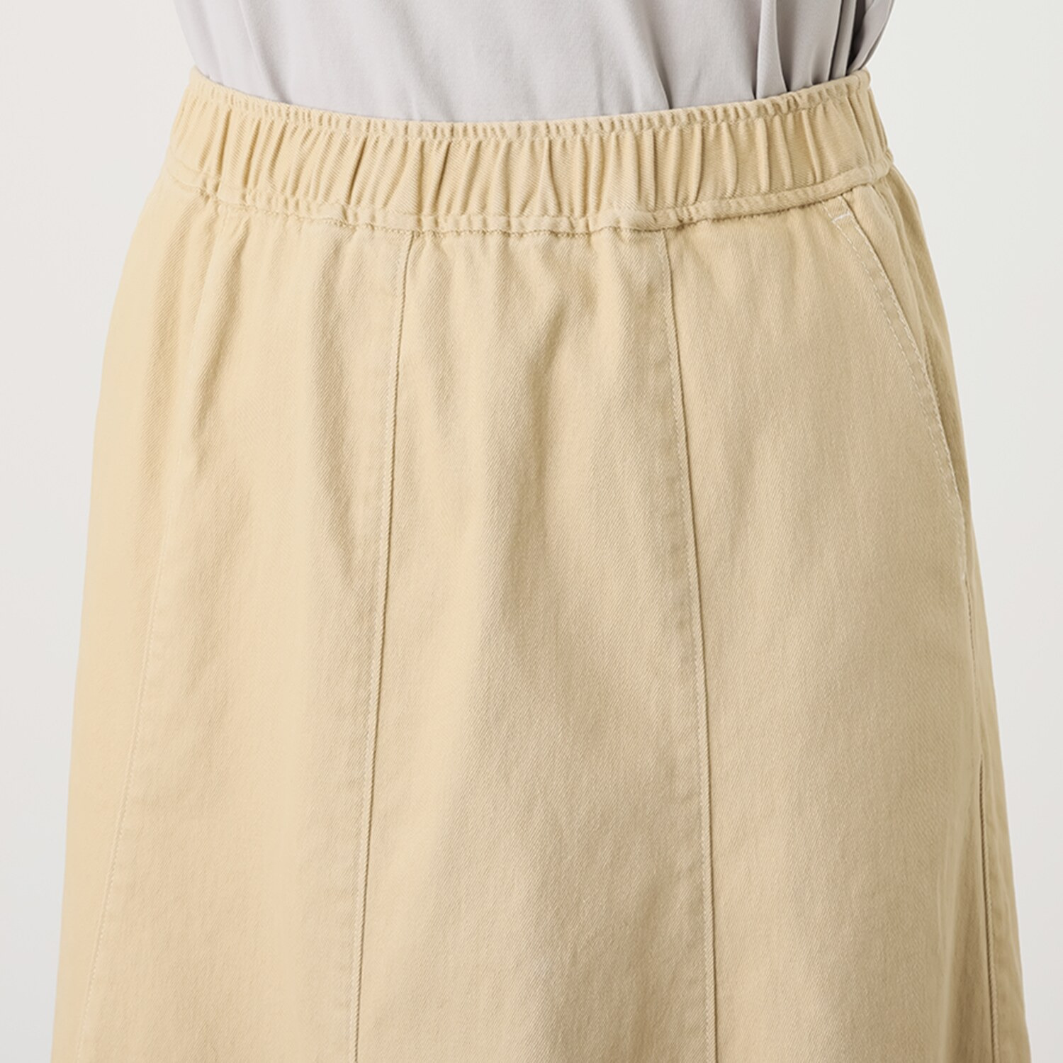 イシカワラボ★ヒトミ ストレッチデニム ８枚接ぎ マーメイドスカート