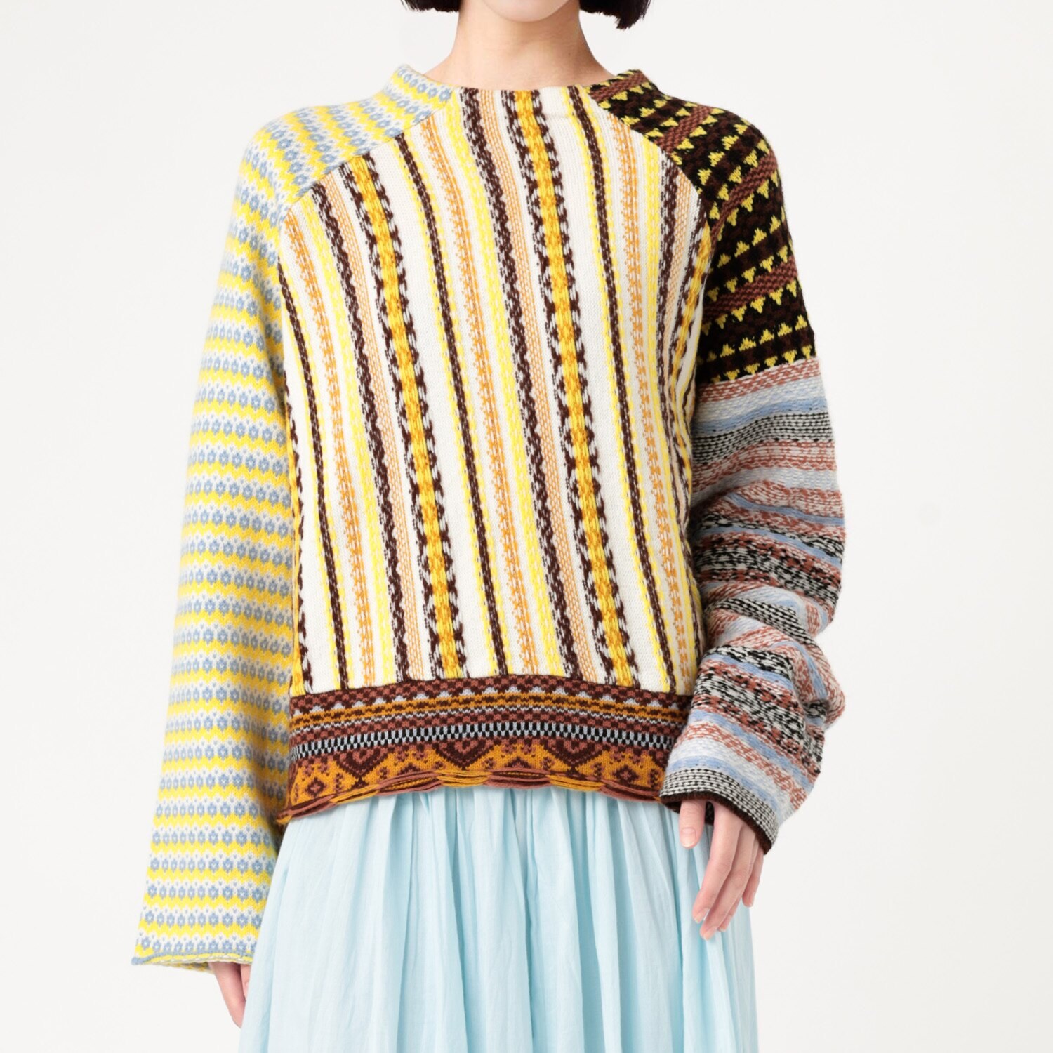 デシグアル マルチボーダー プルオーバー