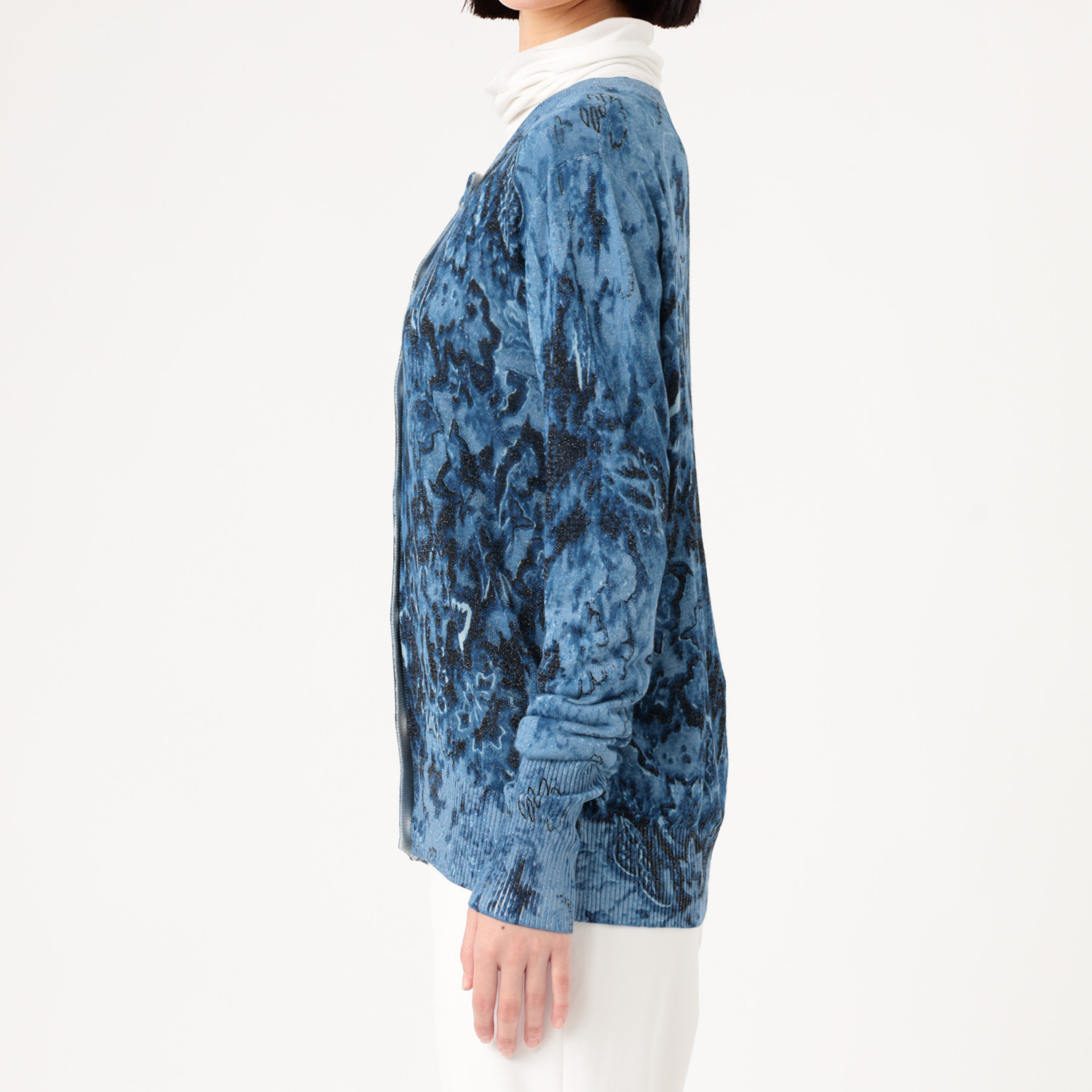 デシグアル 総プリント カーディガン