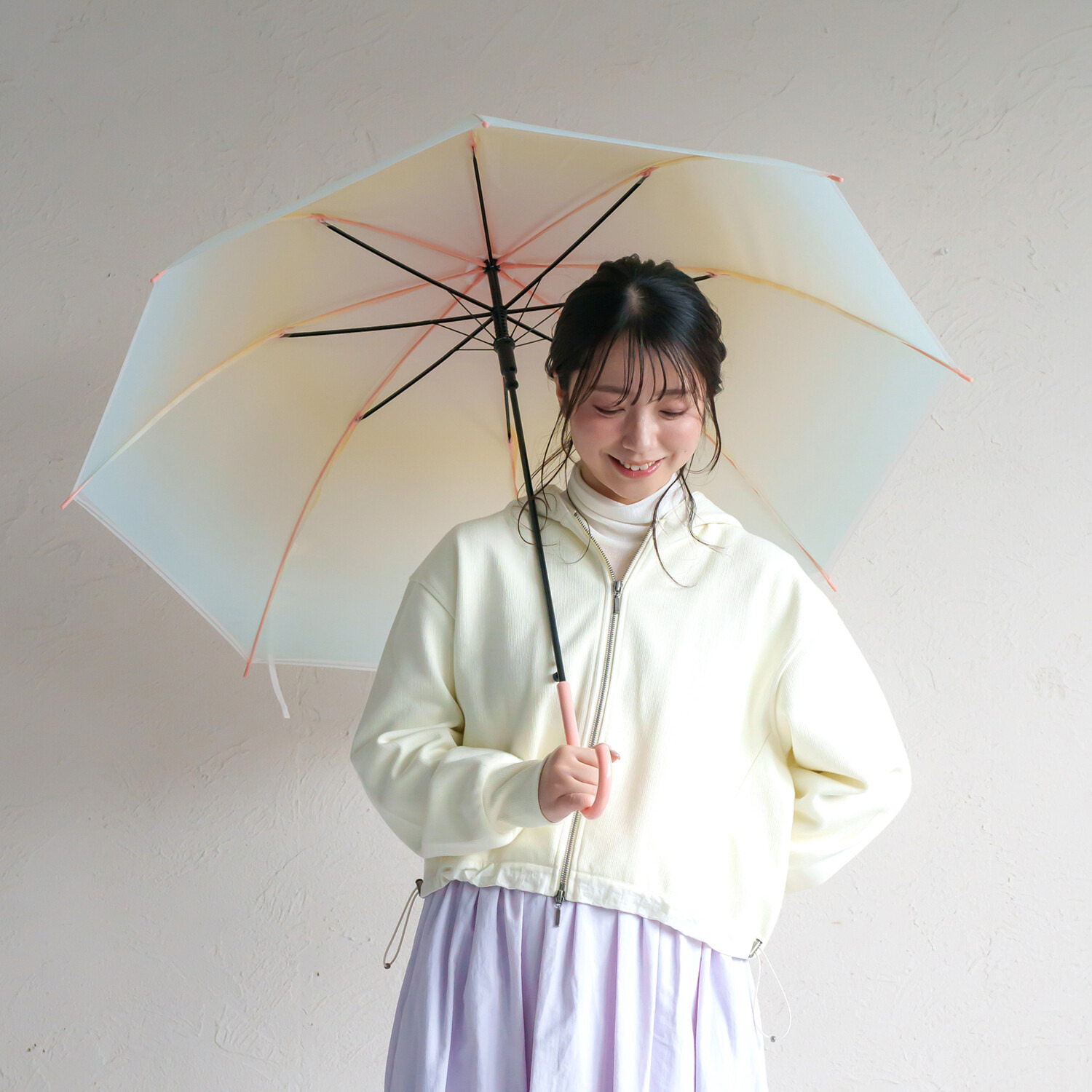 かわいい雑貨屋さん グロリア グラデーション ＥＶＡビニール傘