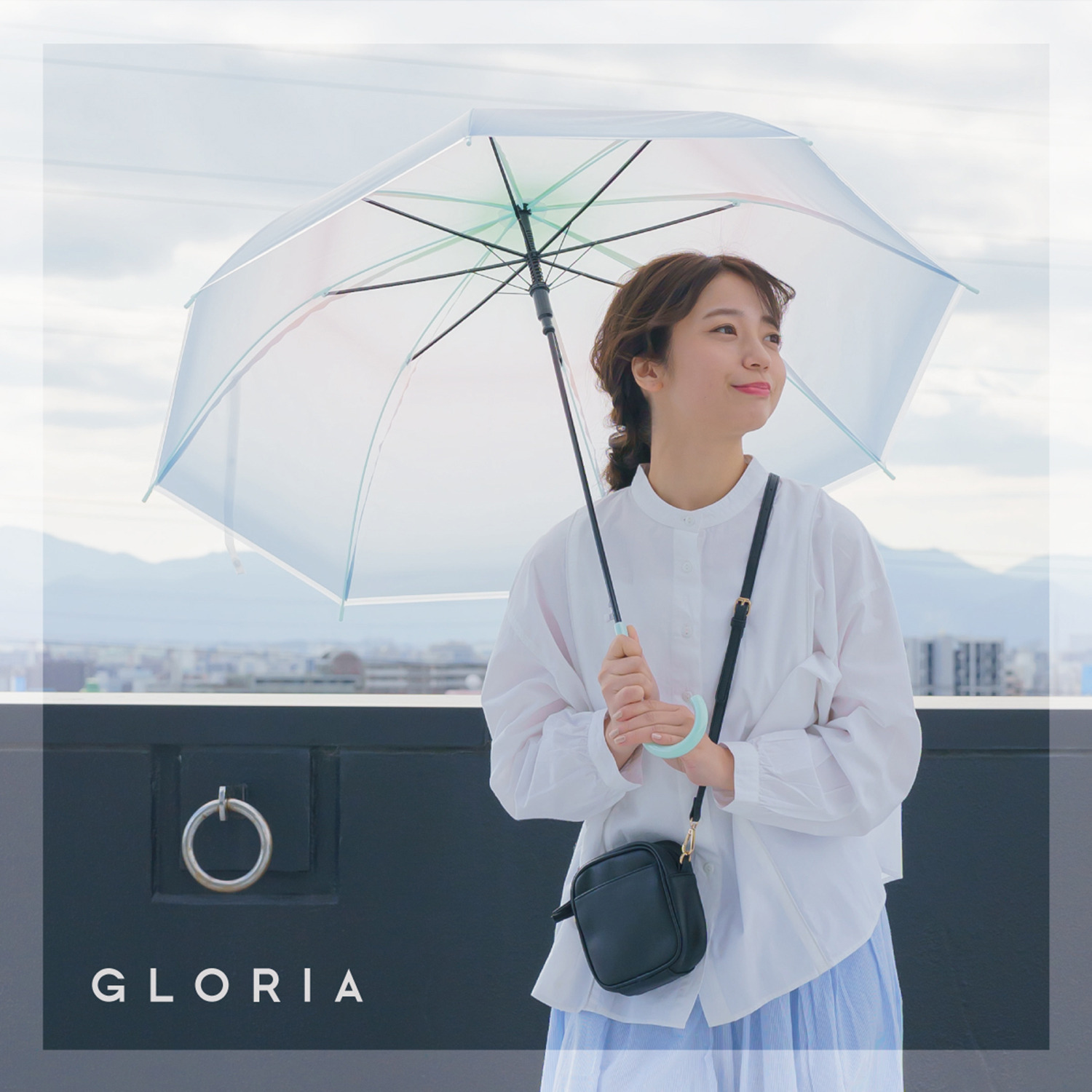 かわいい雑貨屋さん グロリア グラデーション ＥＶＡビニール傘