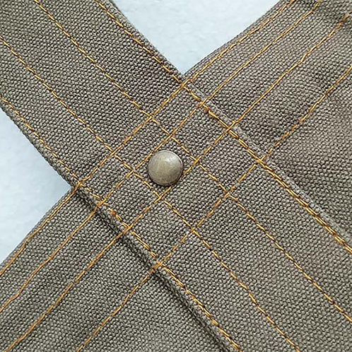 かわいい雑貨屋さん グロリア インド製 キャンバスステッチ トートバッグ