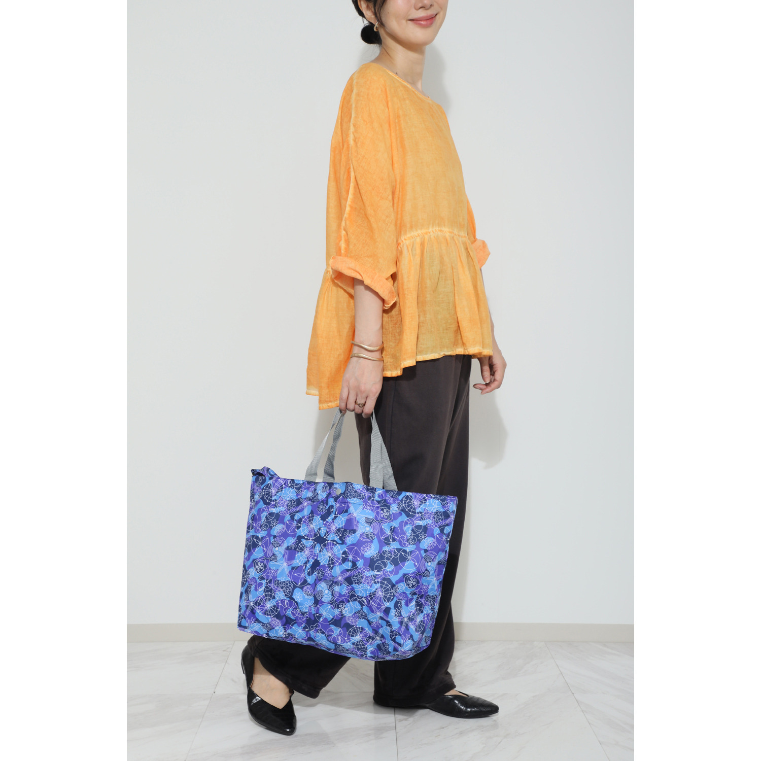 ひびのこづえ ポケッタブルバッグ ＜クラゲ＞