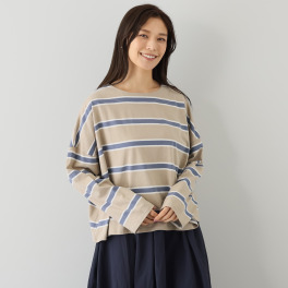 エムエムオー バスク アソートボーダー 長袖トップス