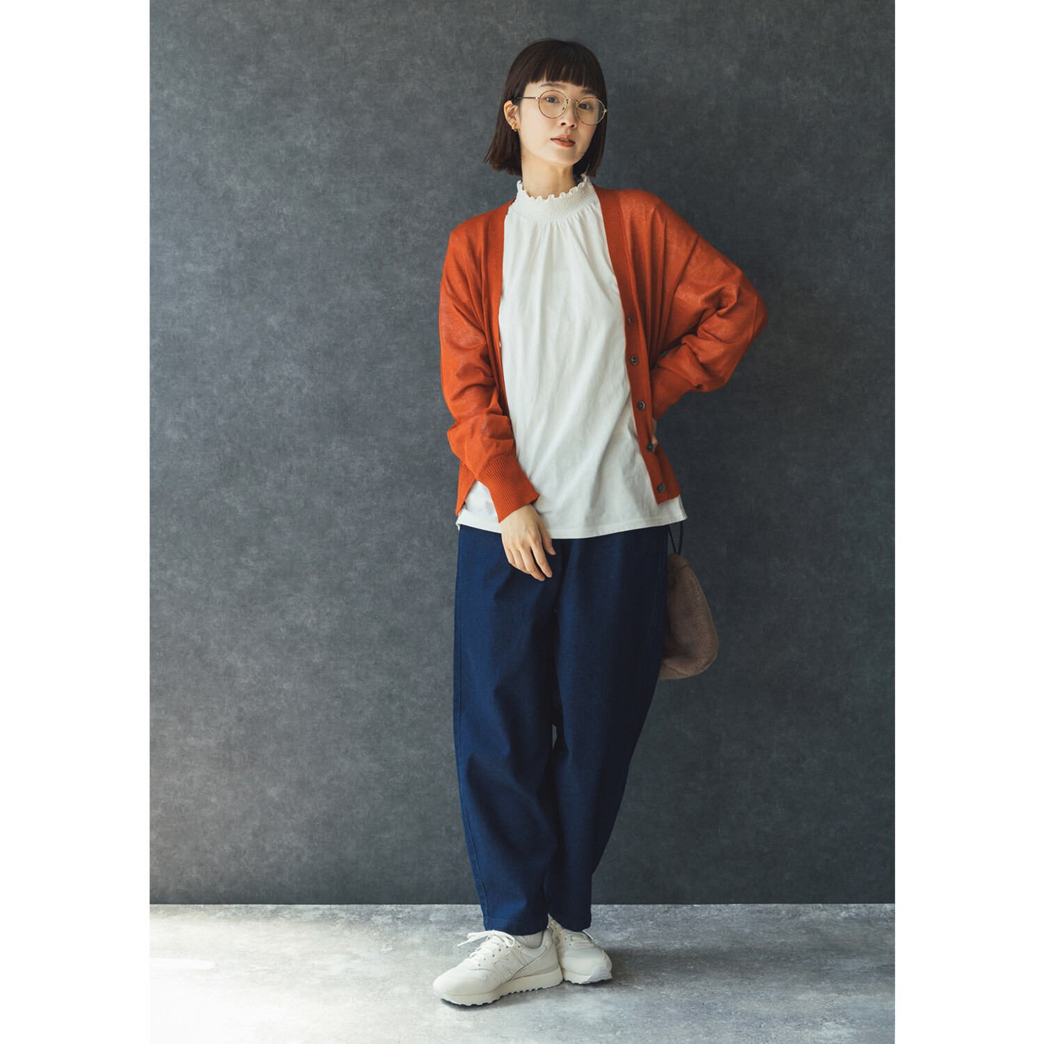 エムエムオー Ｖネック シアーカーディガン