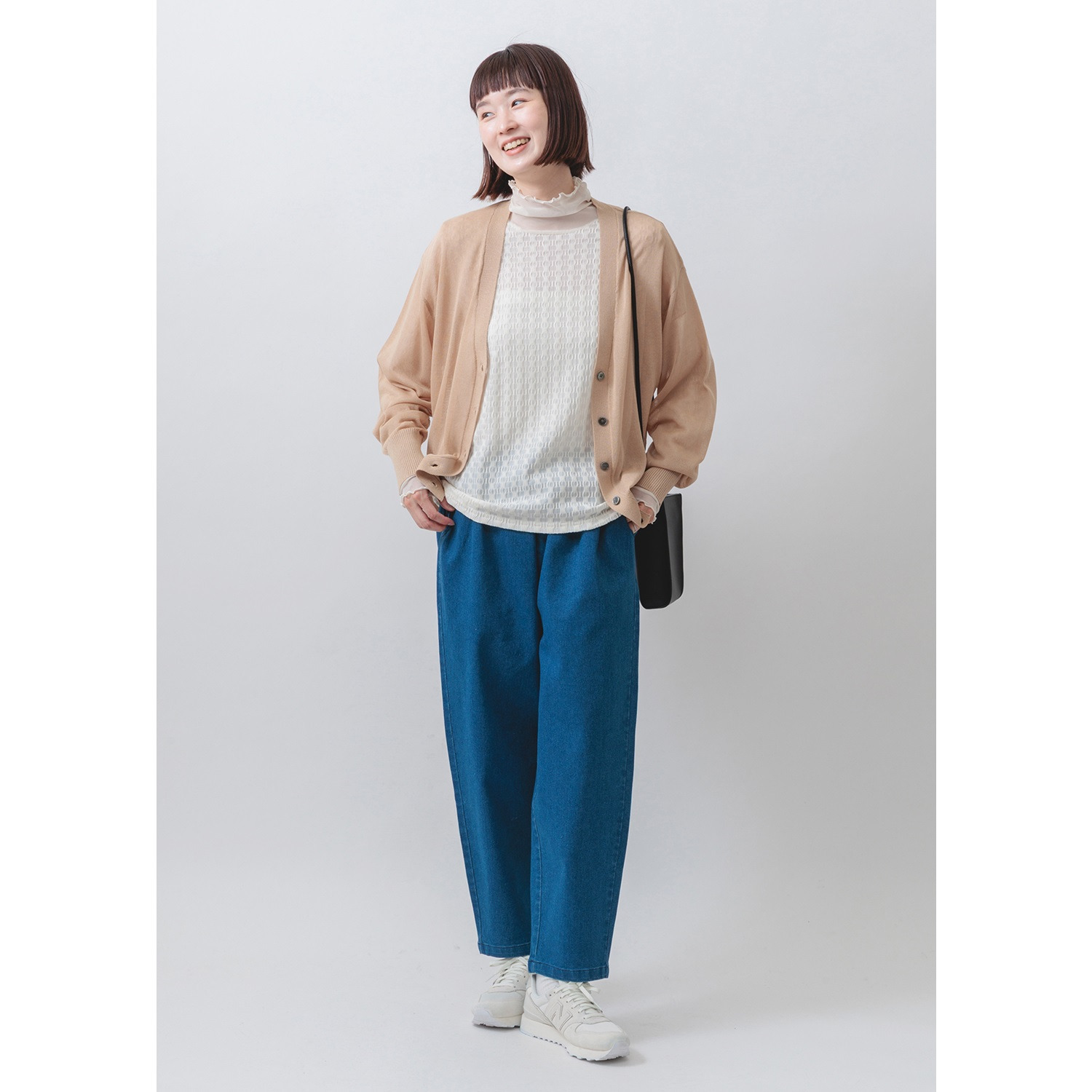 エムエムオー Ｖネック シアーカーディガン