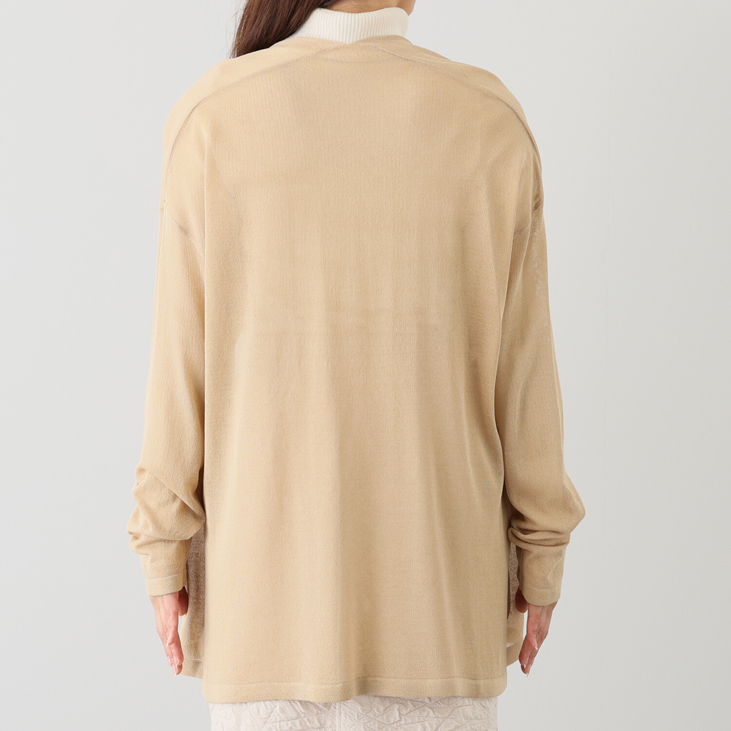 エムエムオー ロング シアートッパー カーディガン