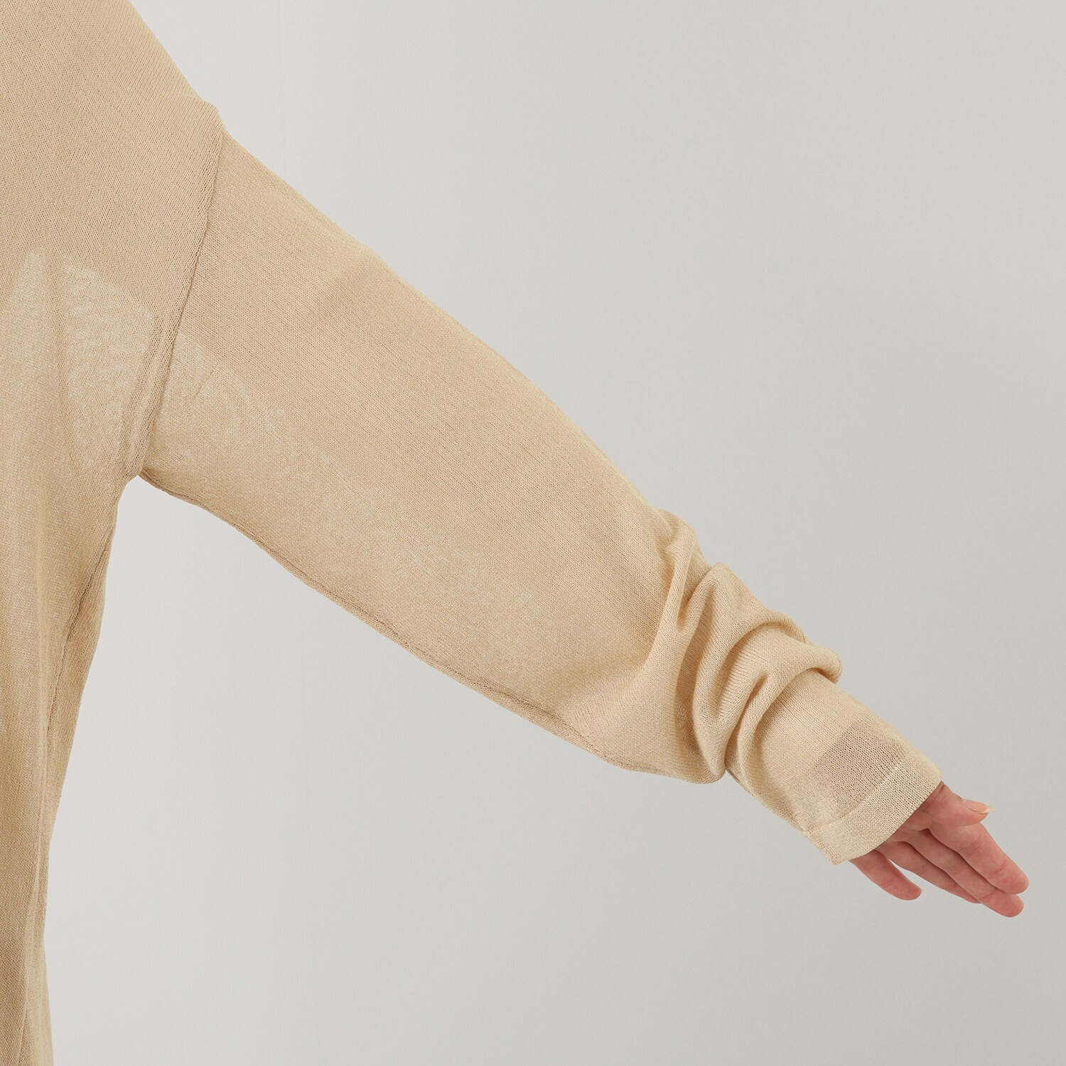 エムエムオー ロング シアートッパー カーディガン