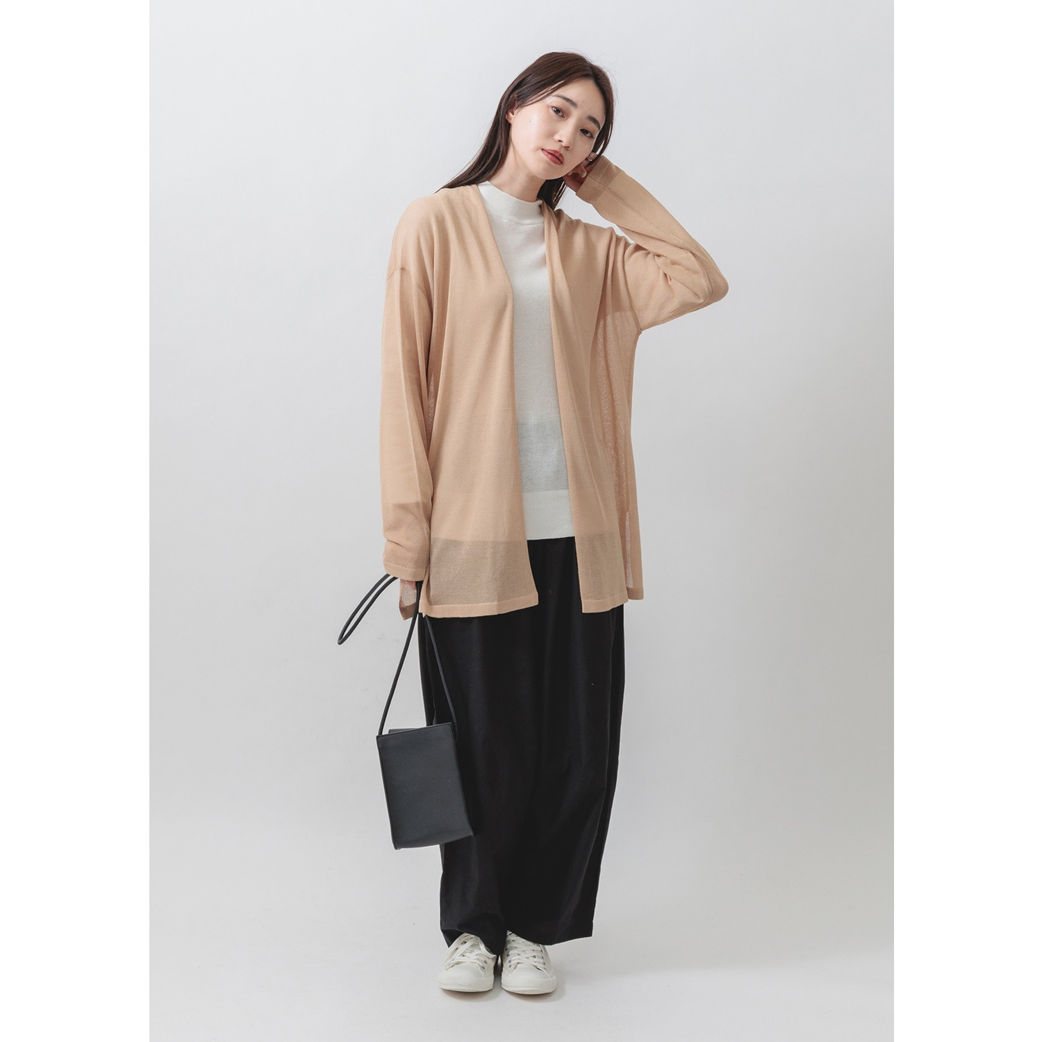 エムエムオー ロング シアートッパー カーディガン