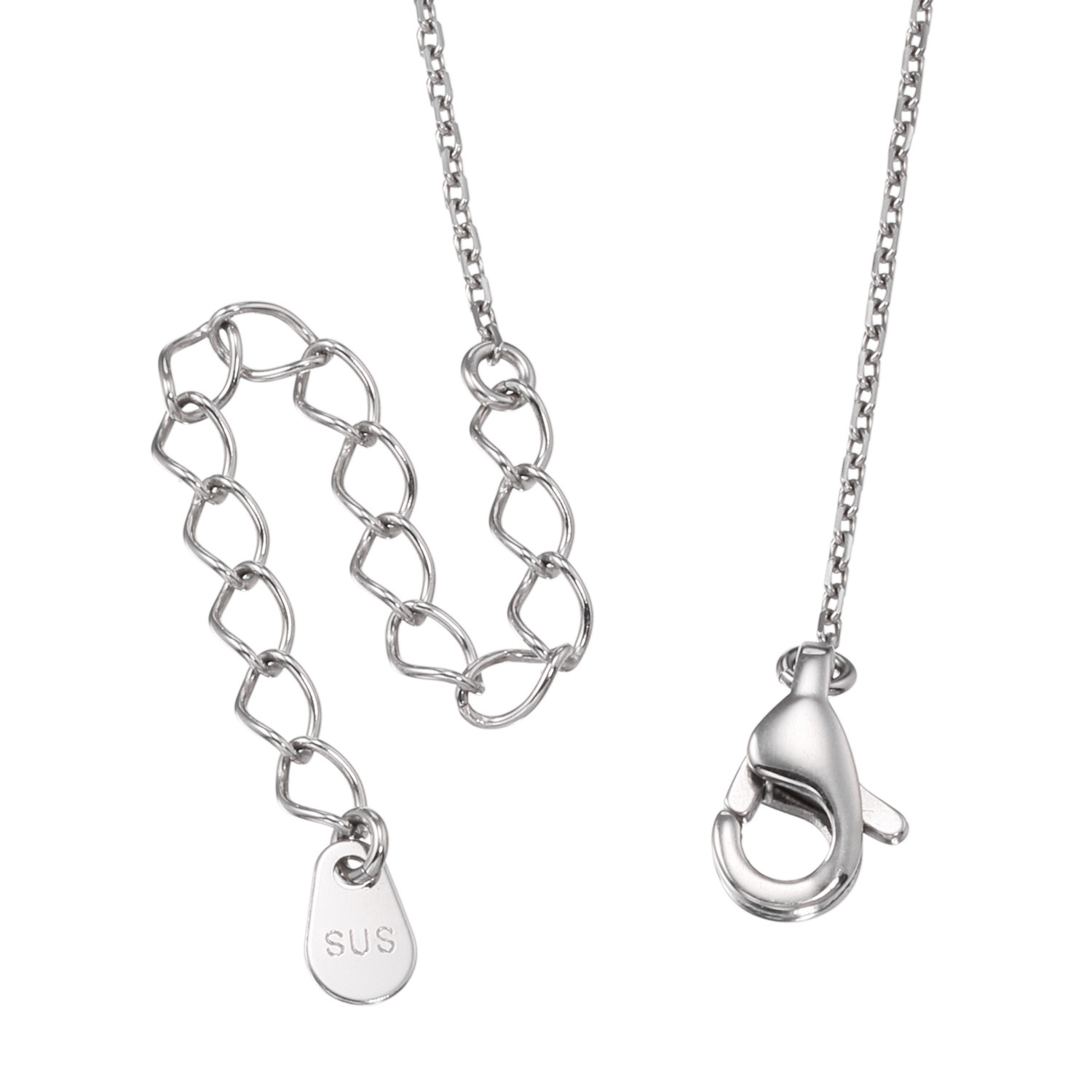 ステングレイス サージカルステンレス プレシオサ社製ＣＺ 幸運のシンボル クローバーデザイン ネックレス