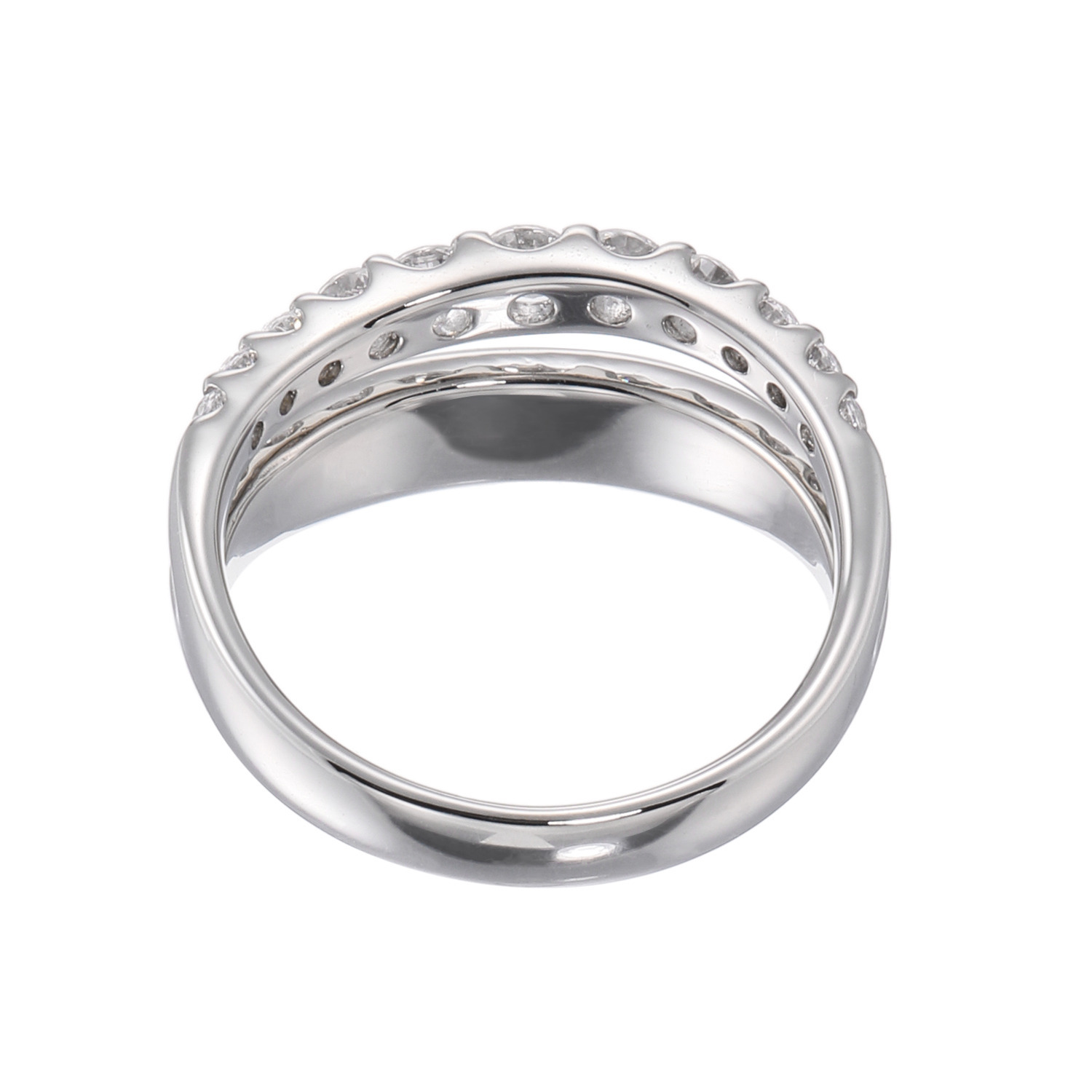 ステングレイス サージカルステンレス プレシオサ社製ＣＺ エレガント ダブルラインリング