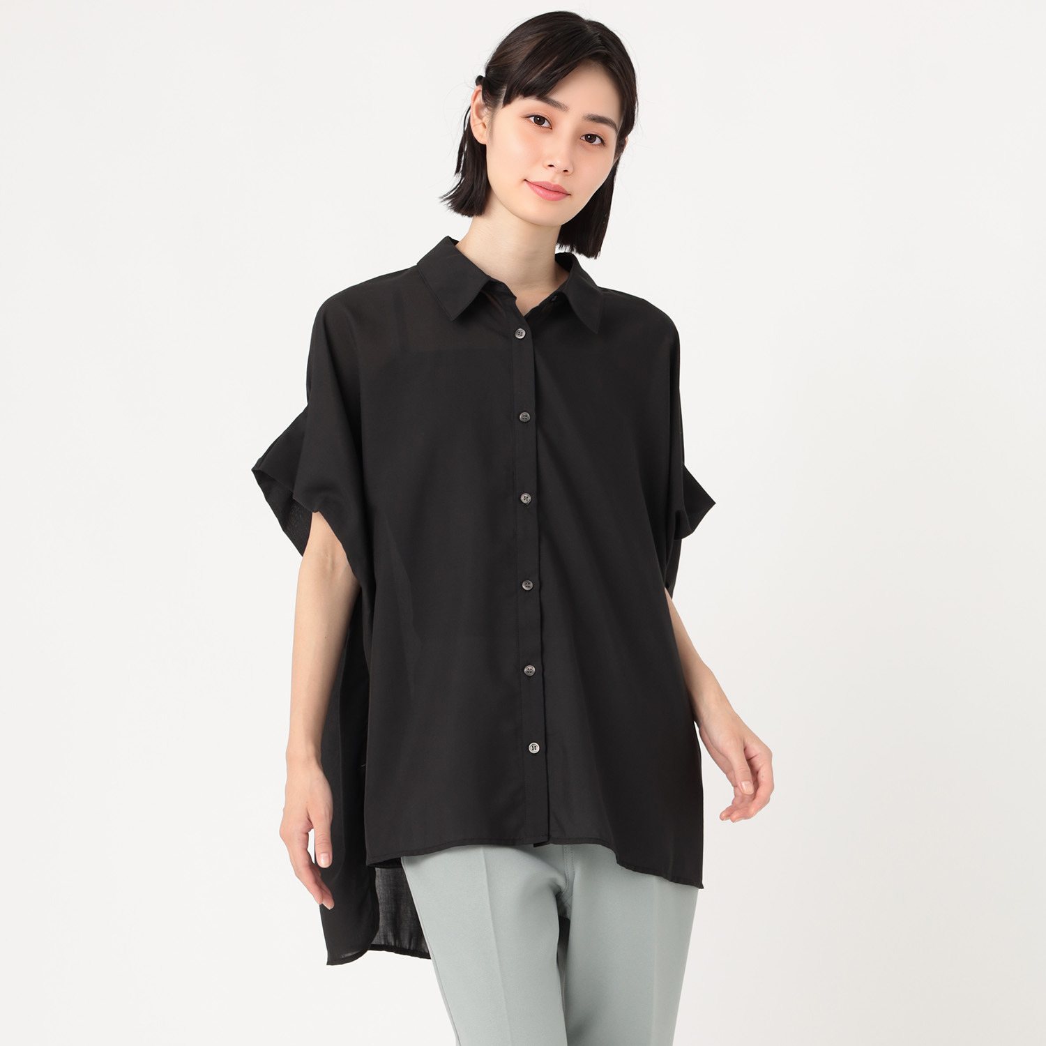 エピデミーク シアー ワイドブラウス