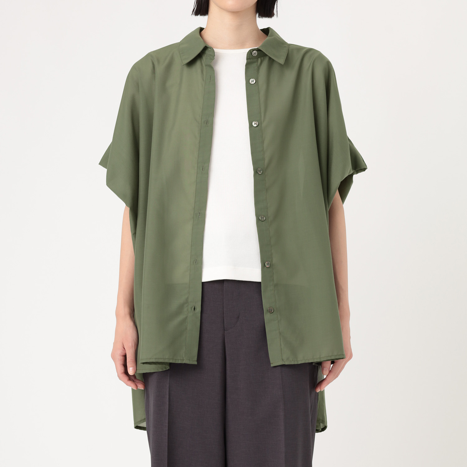エピデミーク シアー ワイドブラウス