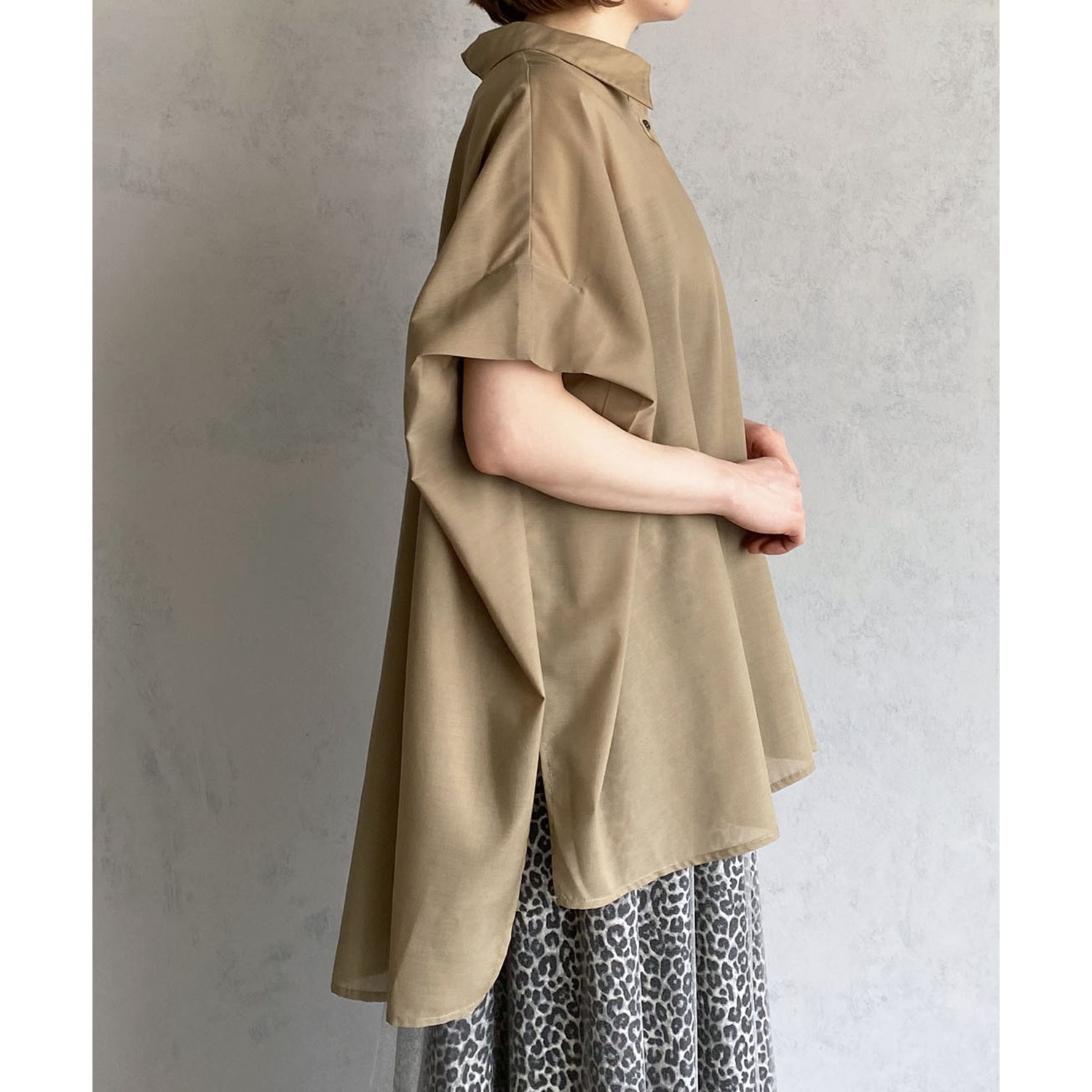 エピデミーク シアー ワイドブラウス