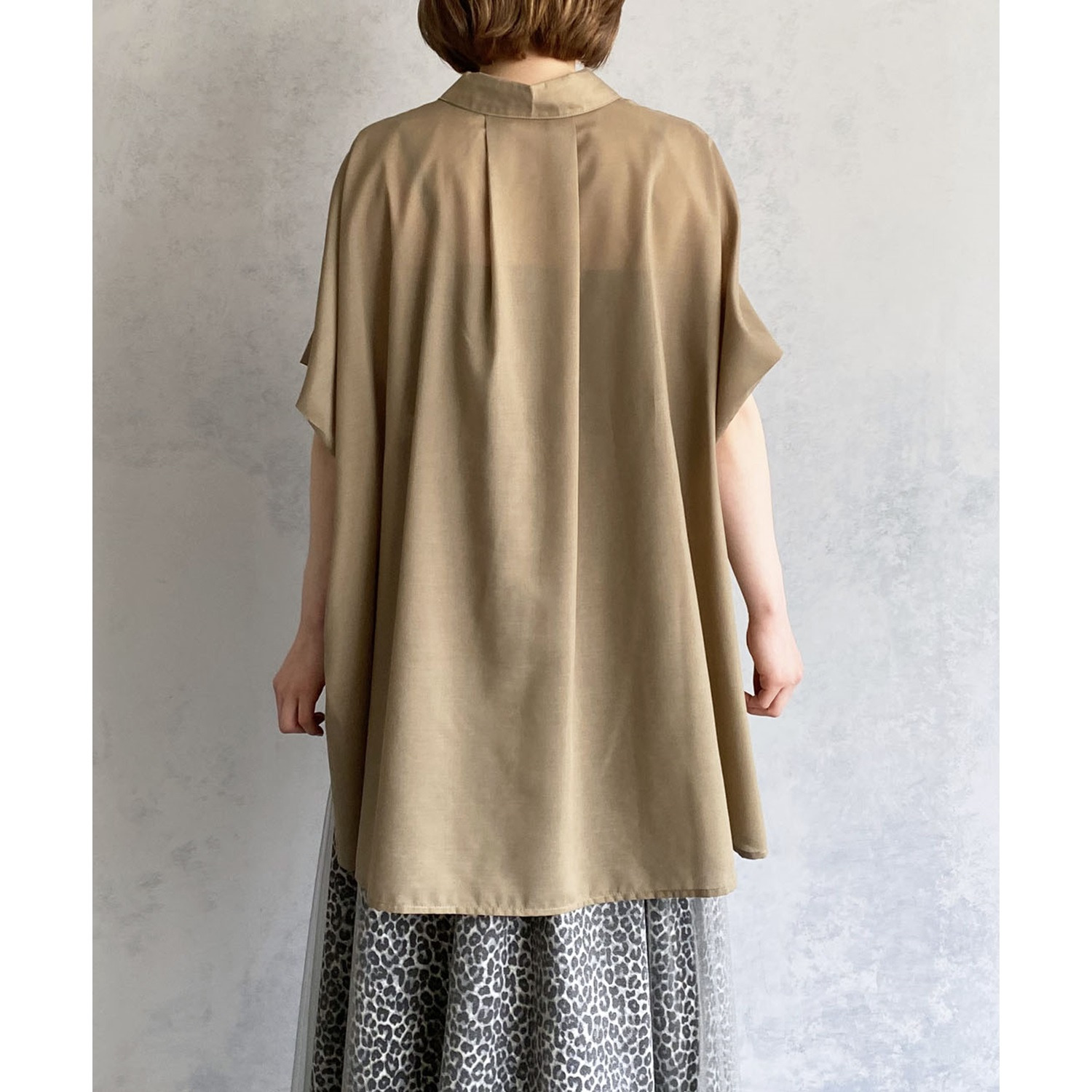 エピデミーク シアー ワイドブラウス