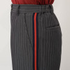 ボン・ブリコラージュ バイ　レイコ・ホウセンジ 脚長見えが叶う！ ストライプテープで ハンサムにキマる！ 旬顔サイドラインパンツ