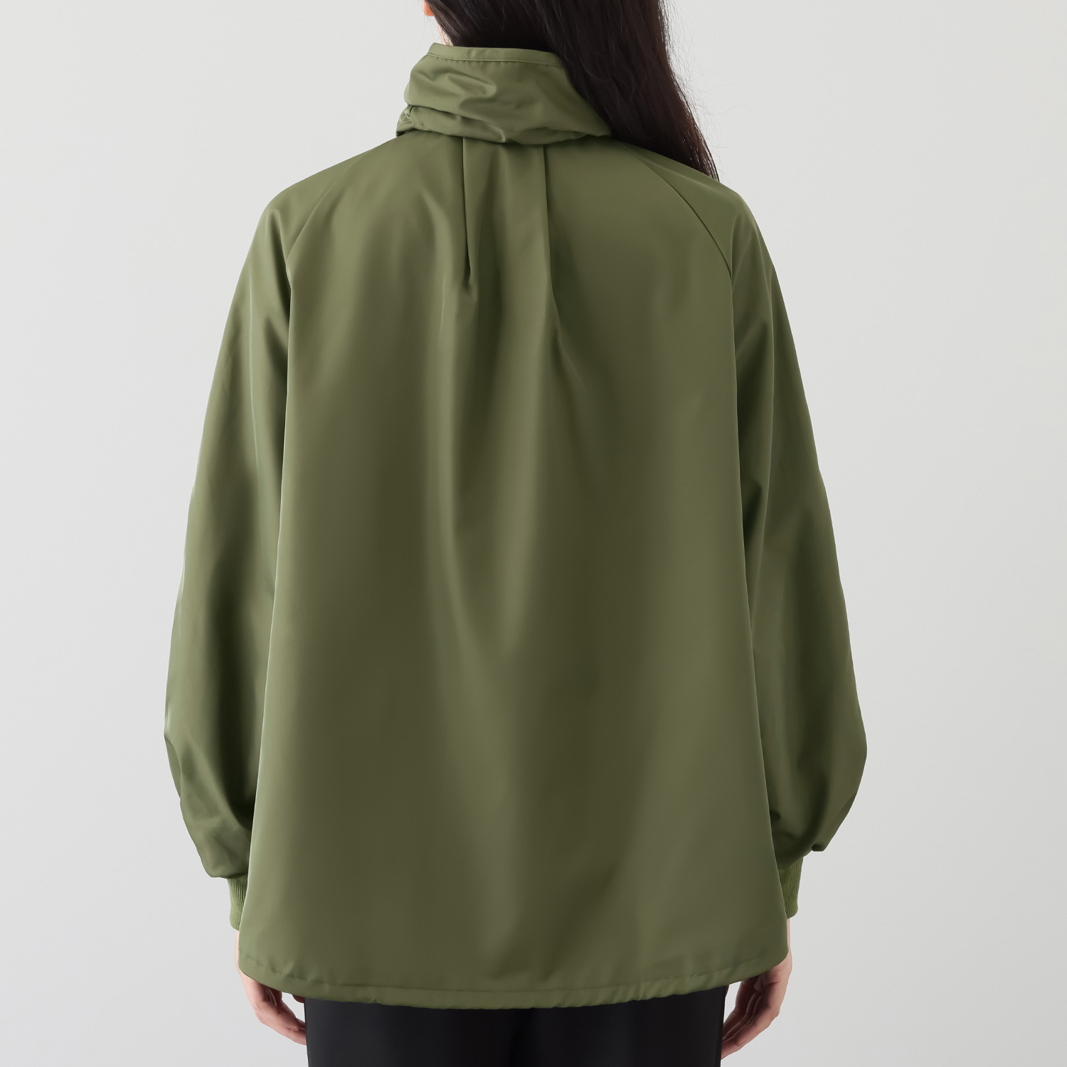 エイティーエイト ディグリー ボリュームネック ミリタリーブルゾン